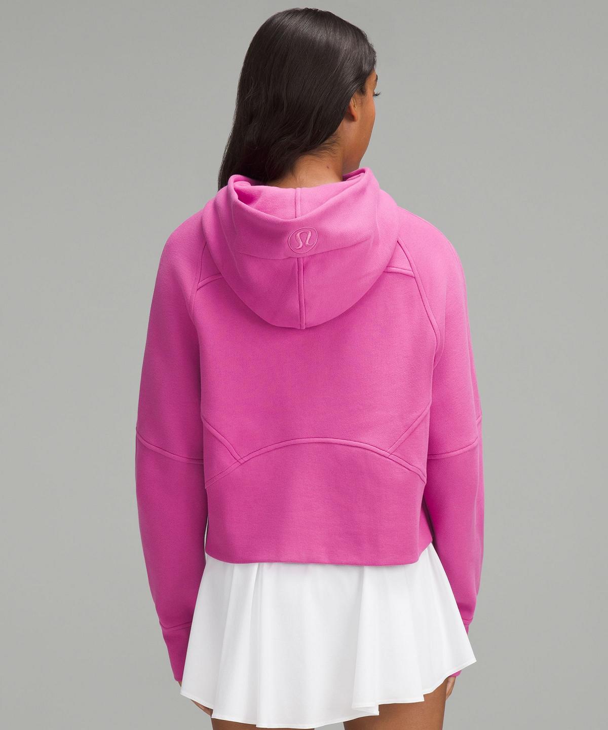 Pink Lululemon Scuba Oversized Half-Zip Women Hoodies & Sweatshirts | NZ_LuLu84948