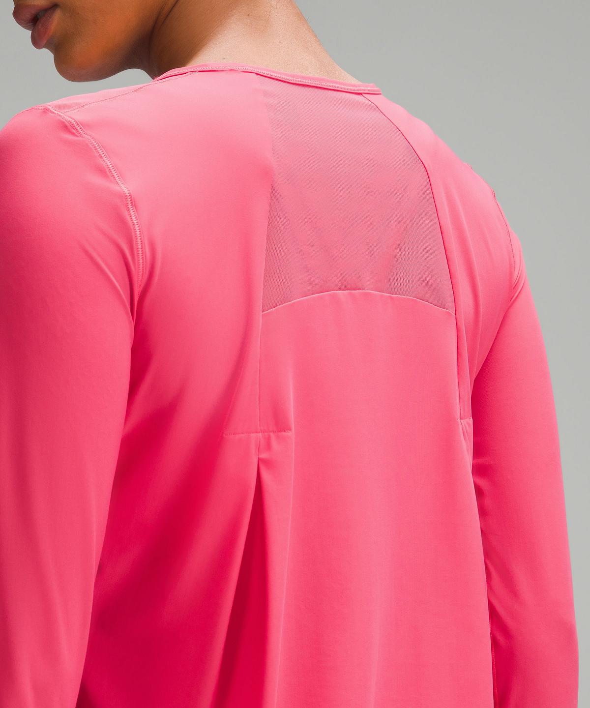 Pink Lululemon Sculpt Long-Sleeve Women Shirts | NZ_LuLu22098