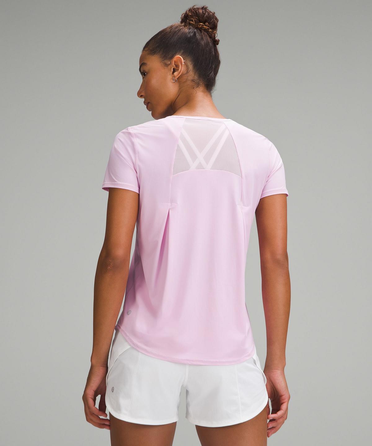 Pink Lululemon Sculpt Short-Sleeve Women Shirts | NZ_LuLu60816