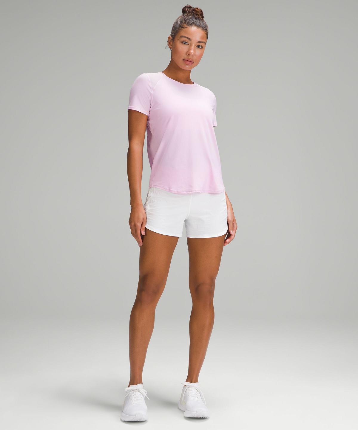 Pink Lululemon Sculpt Short-Sleeve Women T Shirts | NZ_LuLu65840