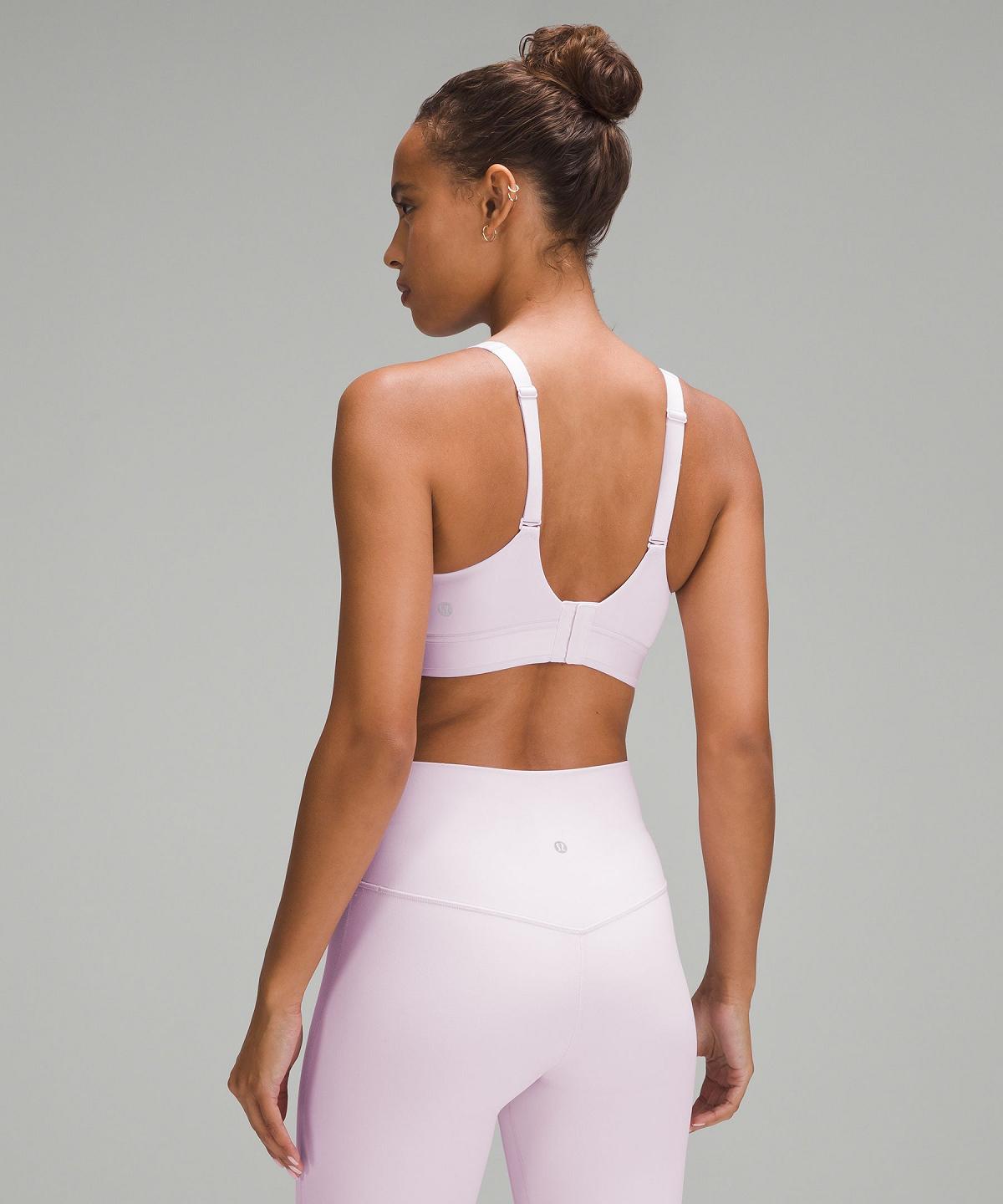 Pink Lululemon Super-Soft Adjustable Recovery Women Sports Bra | NZ_LuLu14854