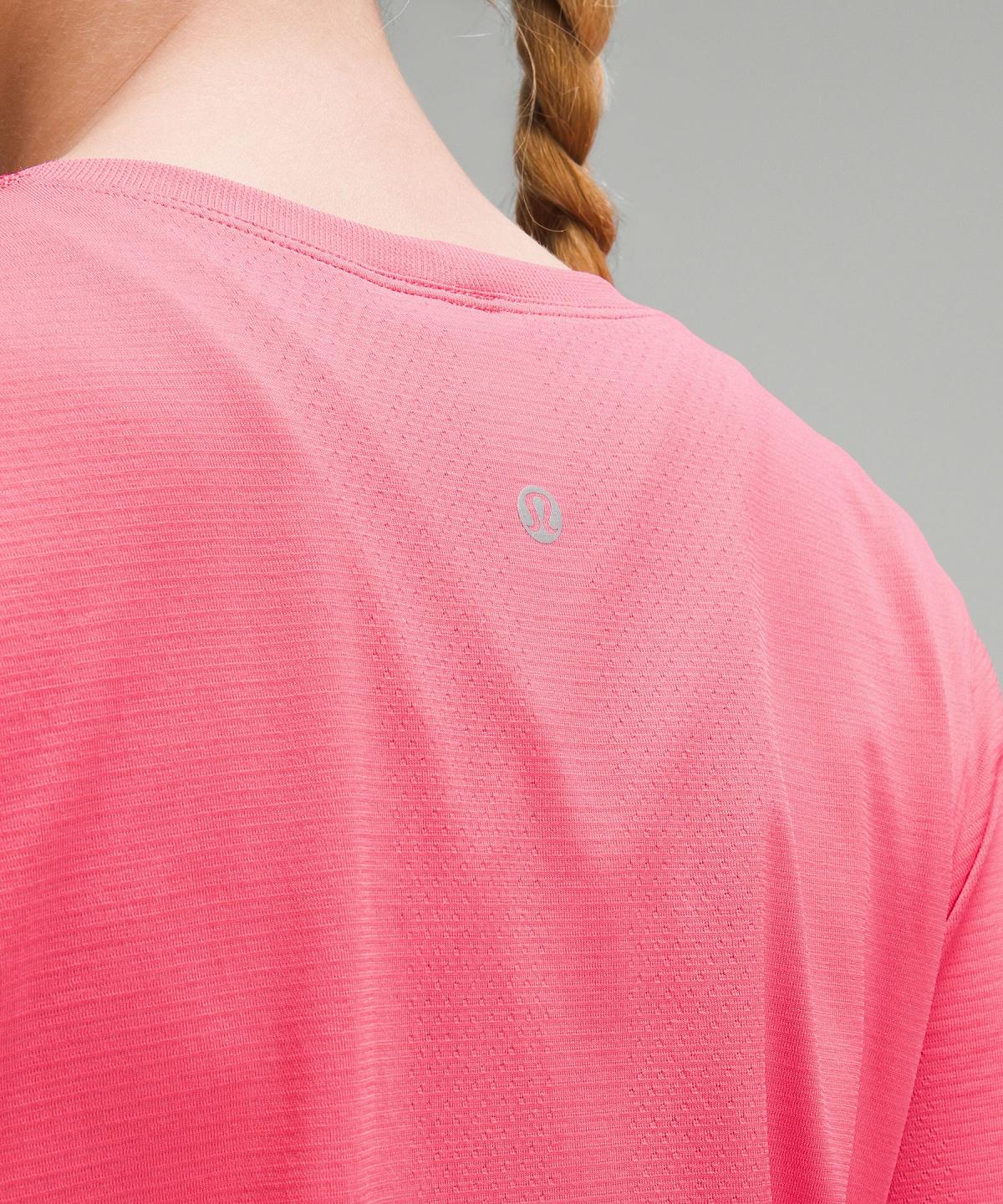 Pink Lululemon Swiftly Relaxed Long-Sleeve Women Shirts | NZ_LuLu95568