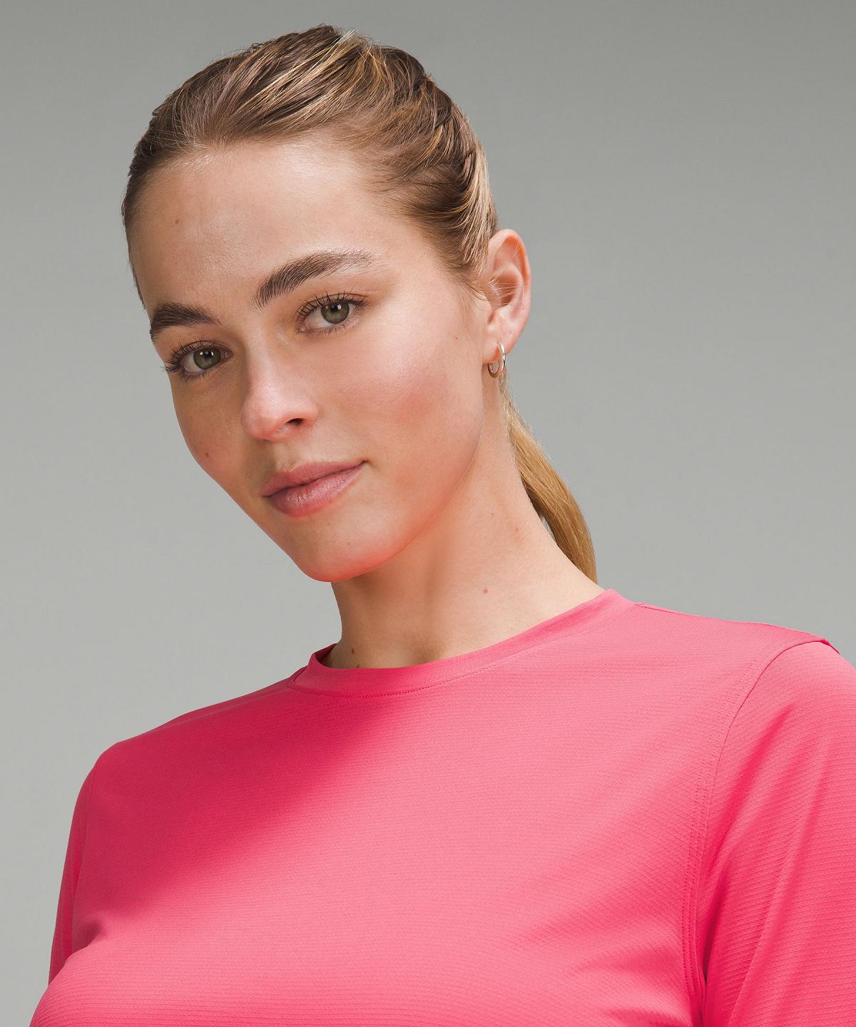 Pink Lululemon Ultralight Hip-Length Women Long Sleeve Shirts | NZ_LuLu64464