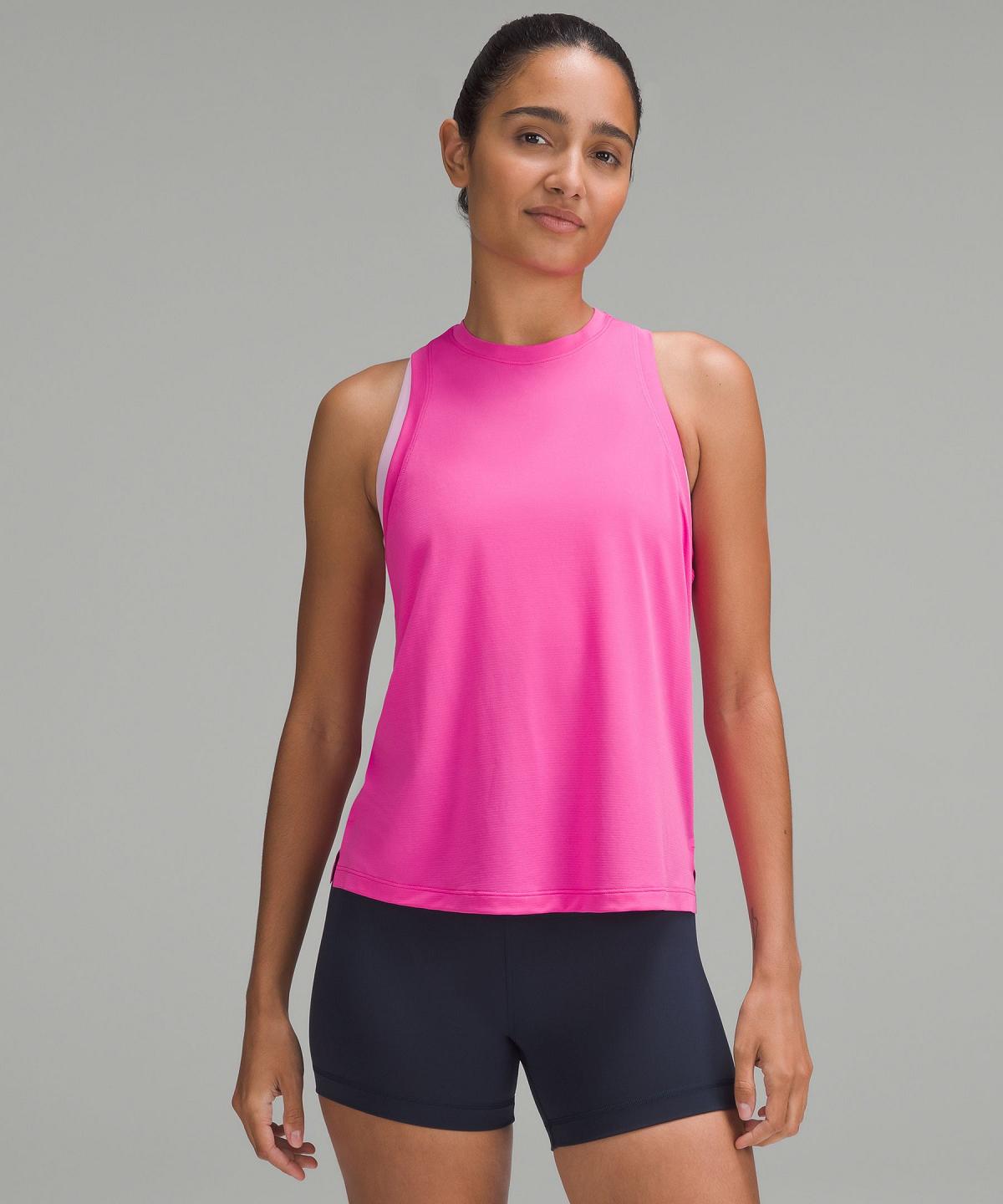 Pink Lululemon Ultralight Hip-Length Women Shirts | NZ_LuLu18964