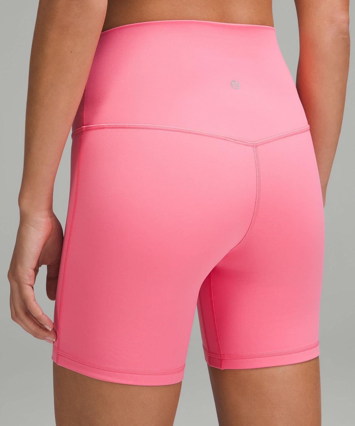 Pink Lululemon lululemon Align™ High-Rise 6" Women Shorts | NZ_LuLu46252