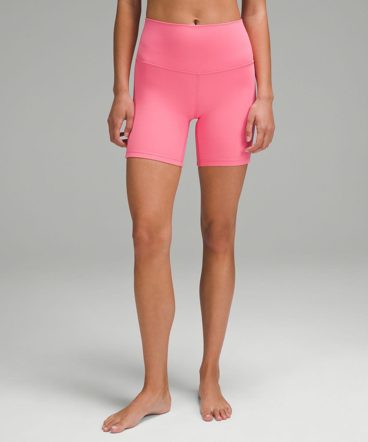 Pink Lululemon lululemon Align™ High-Rise 6" Women Shorts | NZ_LuLu46252