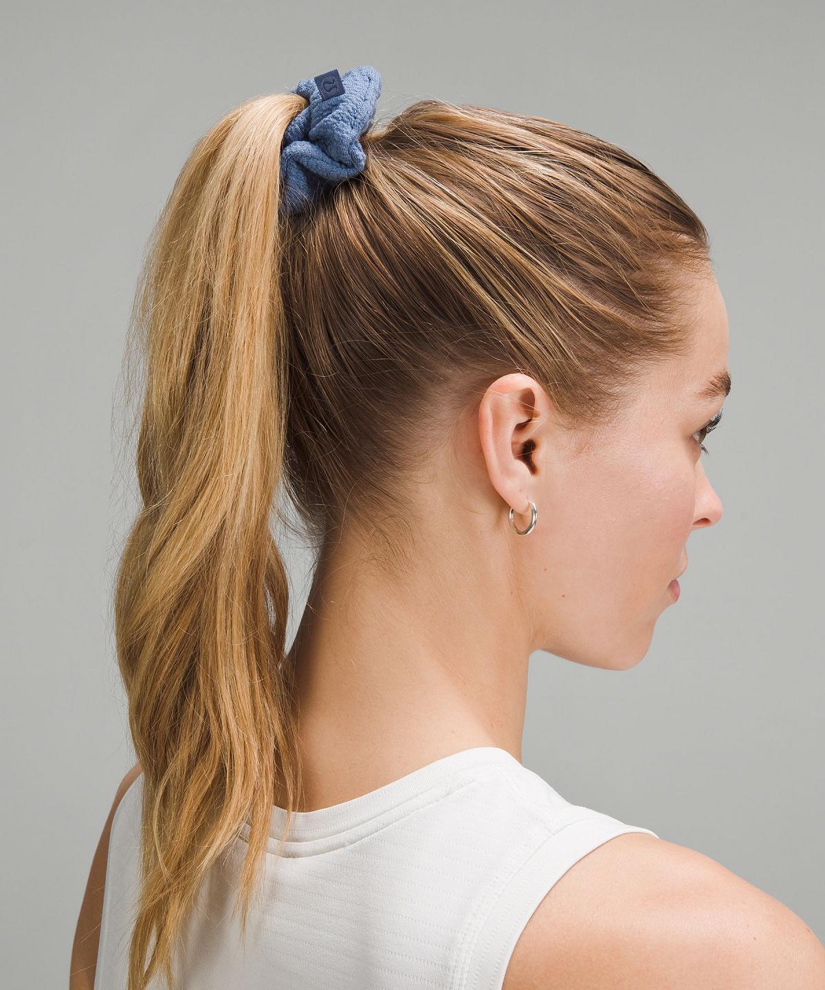 Pink / Blue Lululemon Uplifting Scrunchies Textured Women Hair Accessories | NZ_LuLu27357