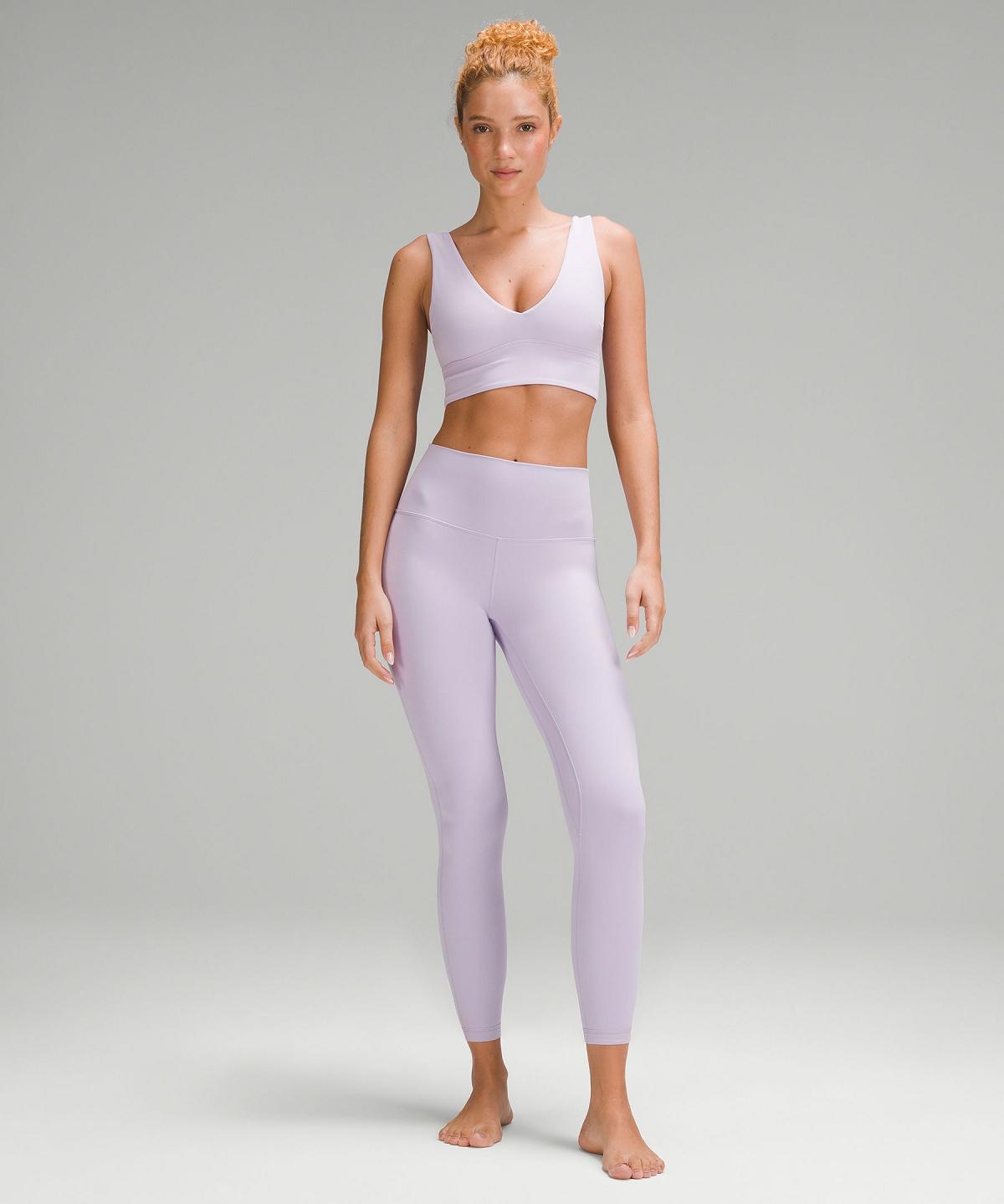 Purple Lululemon Align™ High-Rise Pant 25" Women Leggings | NZ_LuLu55077