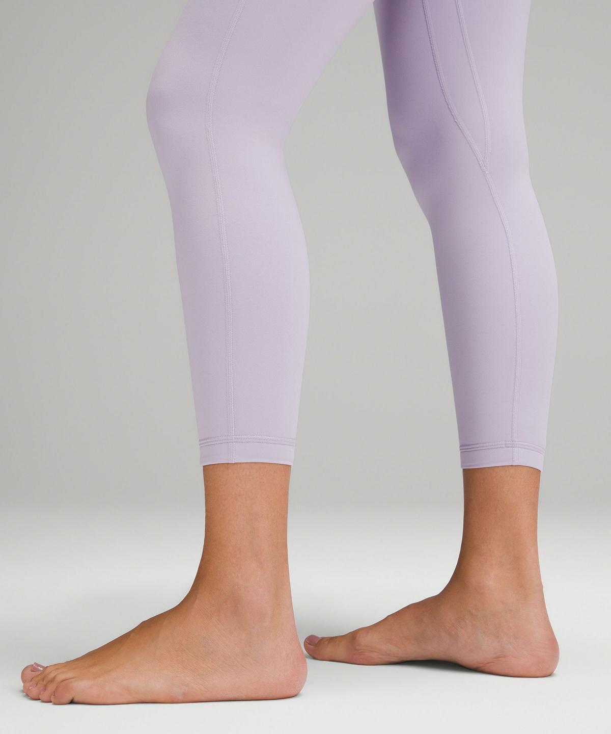 Purple Lululemon Align™ High-Rise Pant 25" Women Leggings | NZ_LuLu55077