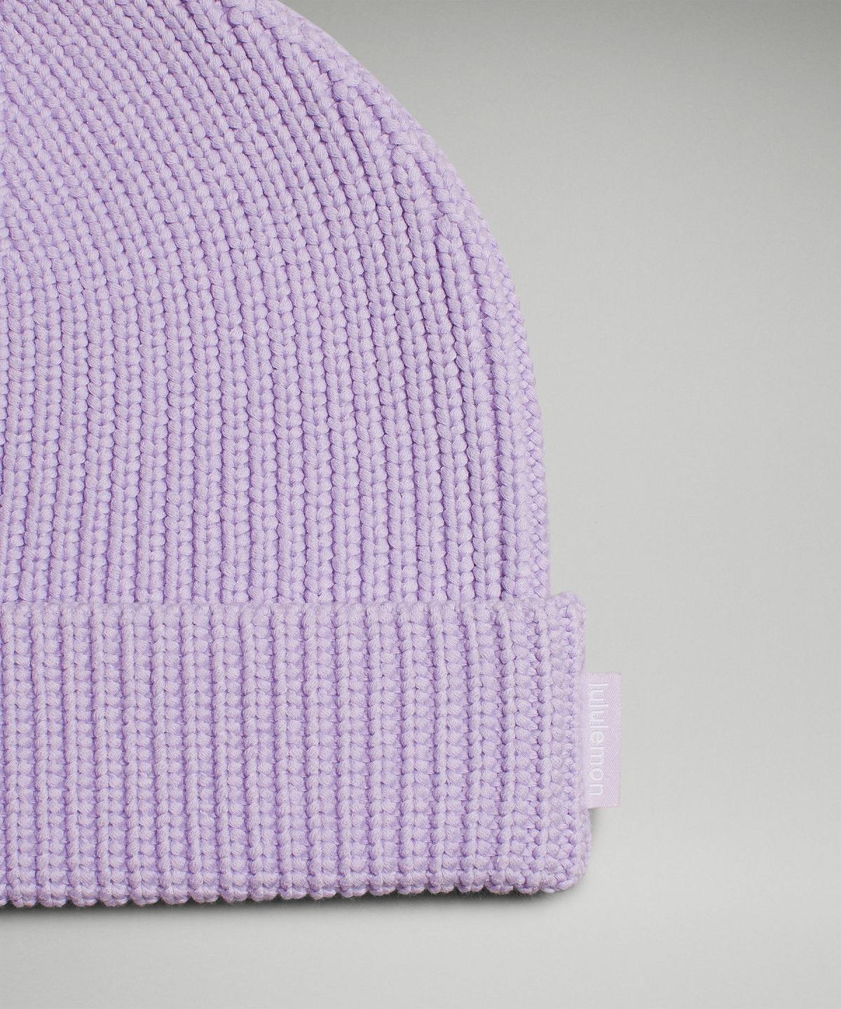 Purple Lululemon Close-Fit Cotton-Blend Ribbed Women Hats | NZ_LuLu66411