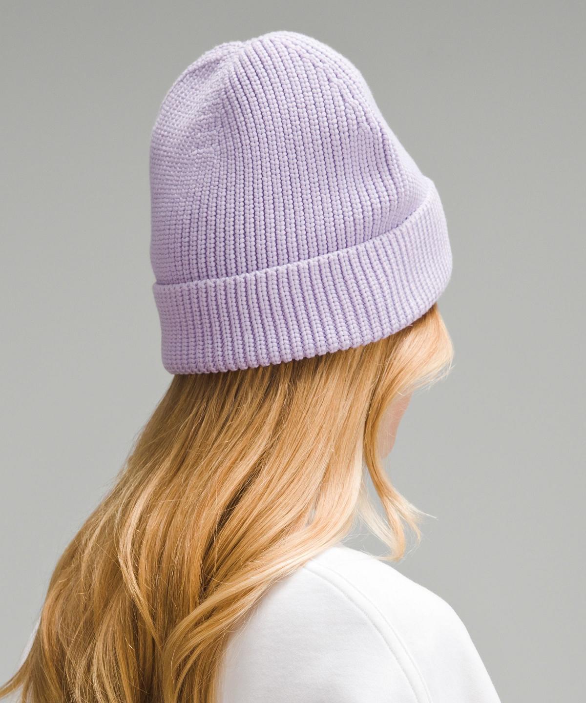 Purple Lululemon Close-Fit Cotton-Blend Ribbed Women Hats | NZ_LuLu66411