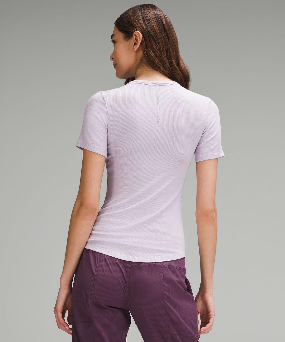 Purple Lululemon Hold Tight Short-Sleeve Women T Shirts | NZ_LuLu14816