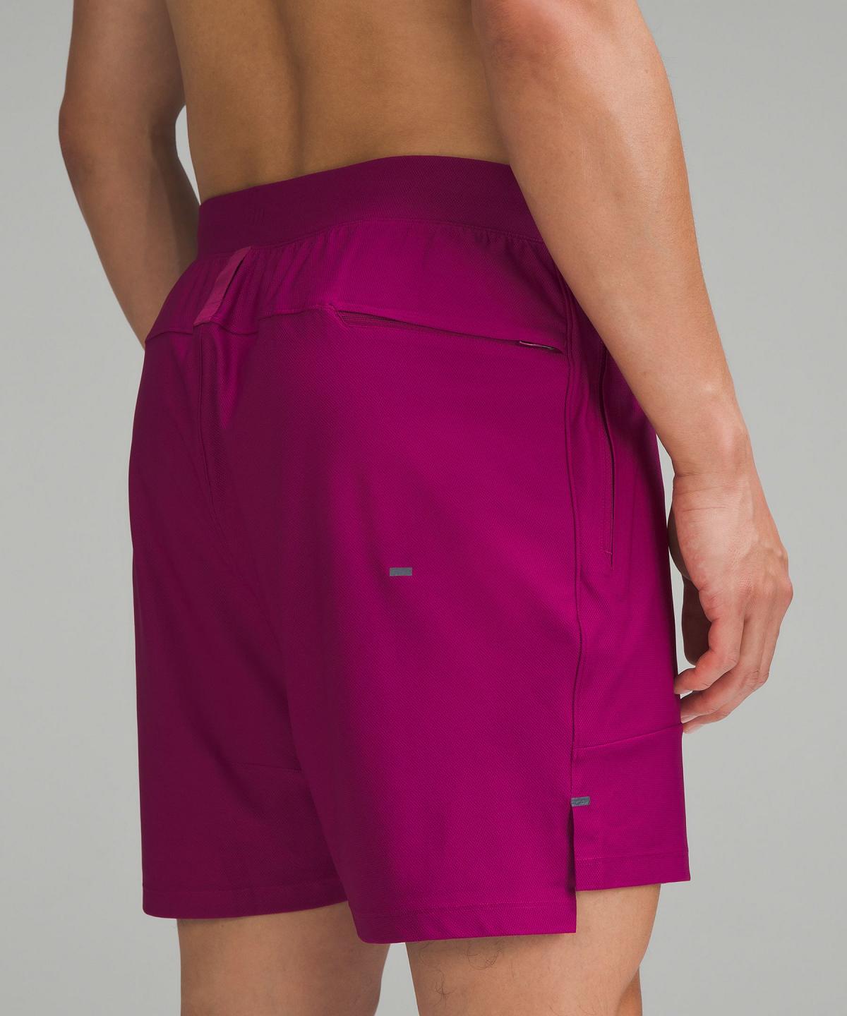 Purple Lululemon License to Train Linerless 7" Men Shorts | NZ_LuLu34993