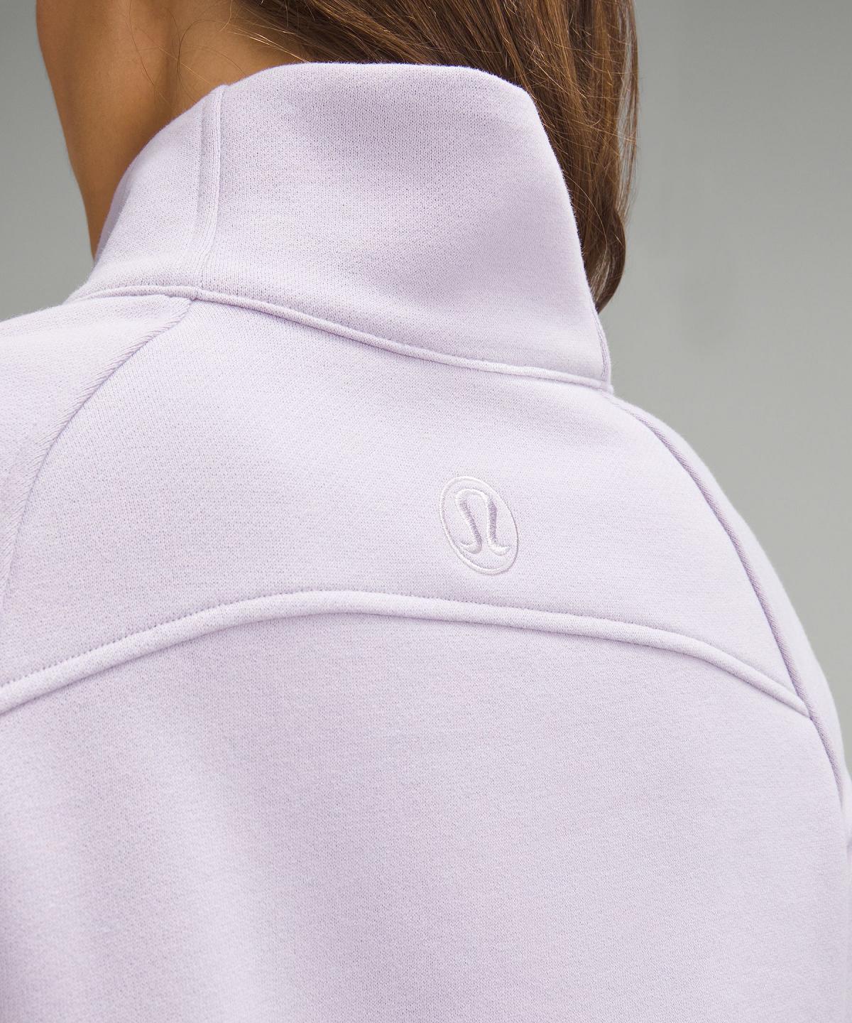 Purple Lululemon Scuba Oversized Funnel-Neck Half Zip Women Hoodies & Sweatshirts | NZ_LuLu65709