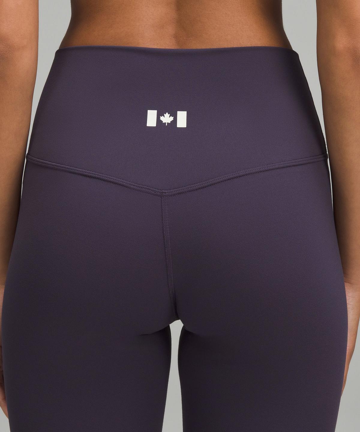 Purple Lululemon Team Canada Align™ High-Rise25" Women Pants | NZ_LuLu34122