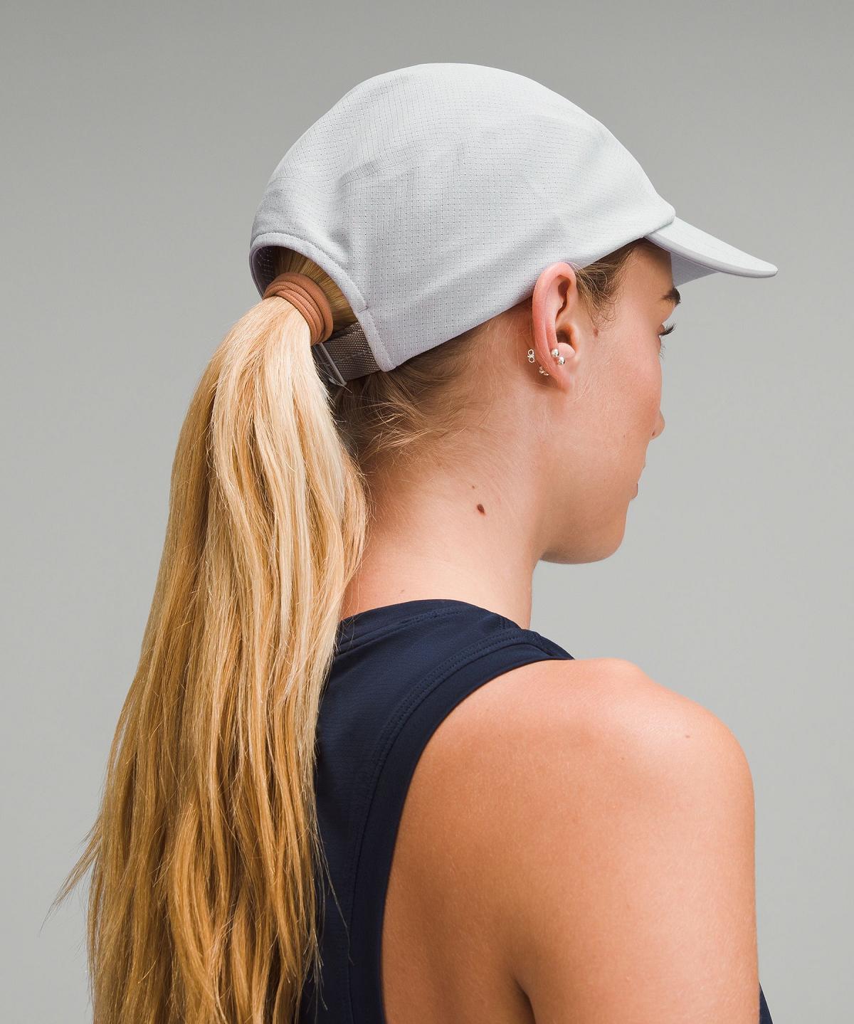 Silver Lululemon Fast and Free Running Women Hats | NZ_LuLu89083