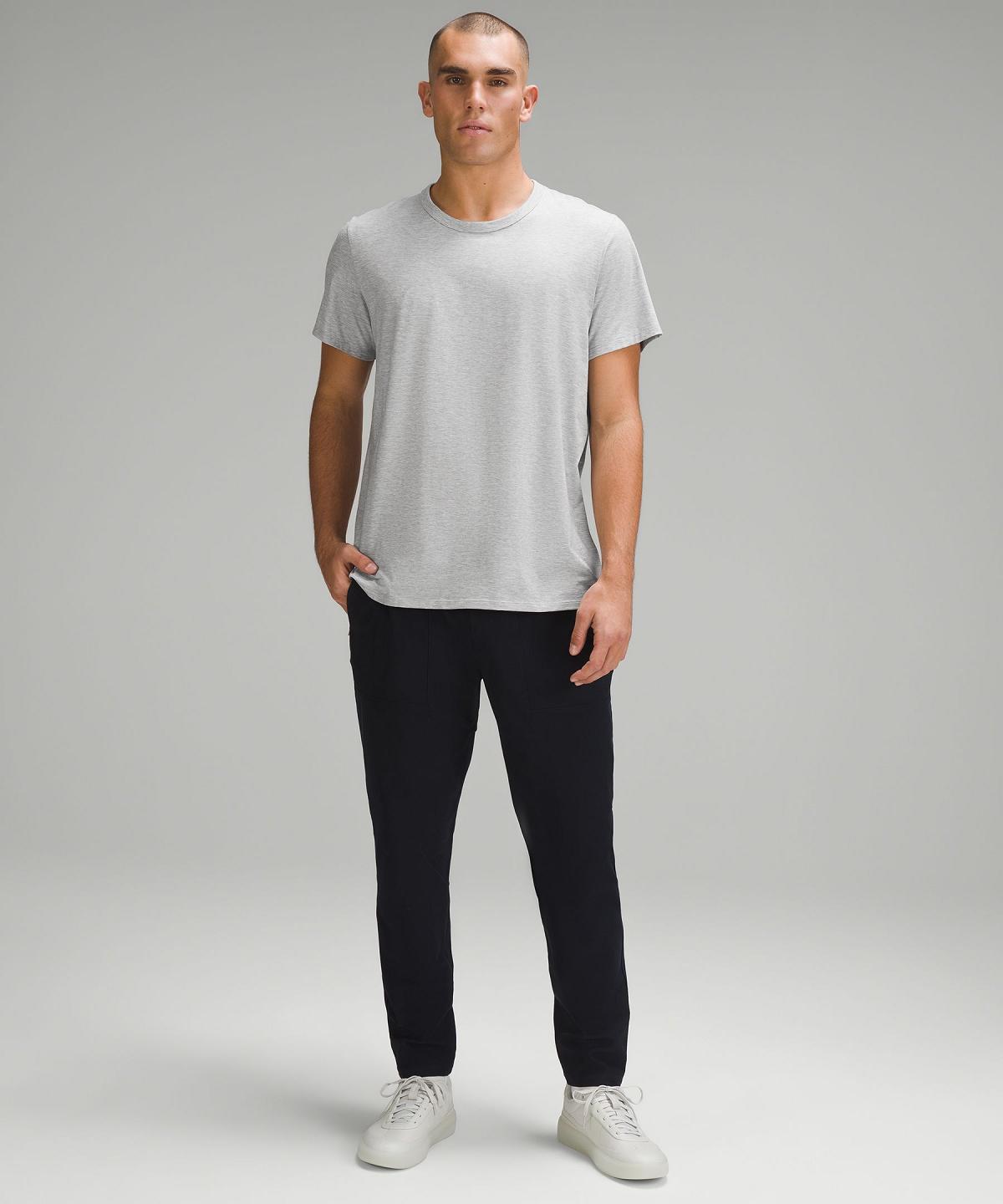 Silver Lululemon Fundamental Men T Shirts | NZ_LuLu23578