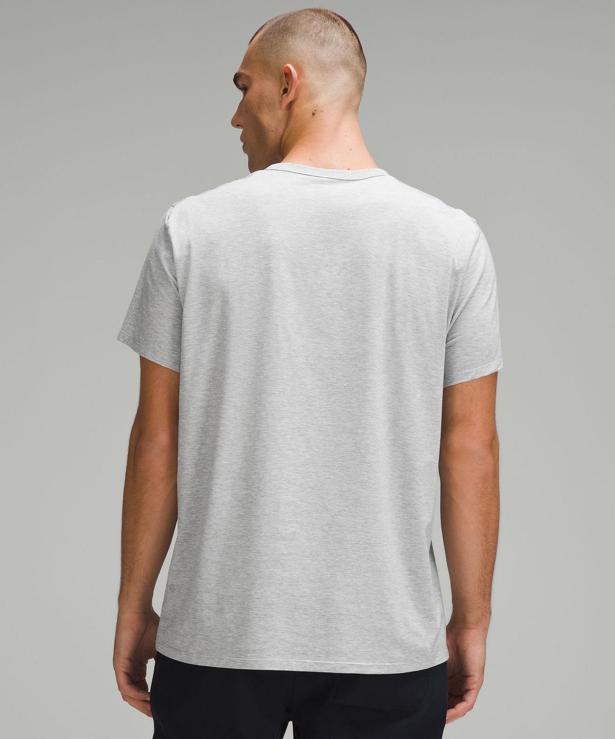 Silver Lululemon Fundamental Men T Shirts | NZ_LuLu23578