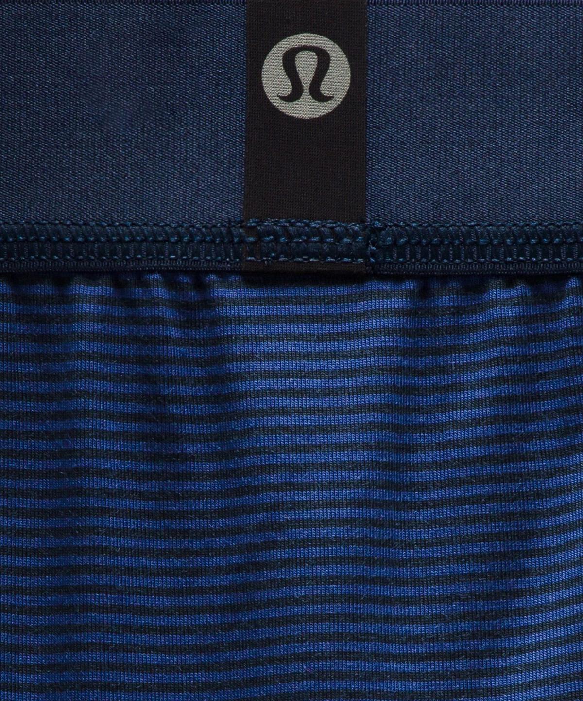 Stripes / Stripes Red / Stripes Blue Navy Lululemon Always In Motion Long Boxer 7" Men Underwear | NZ_LuLu53736