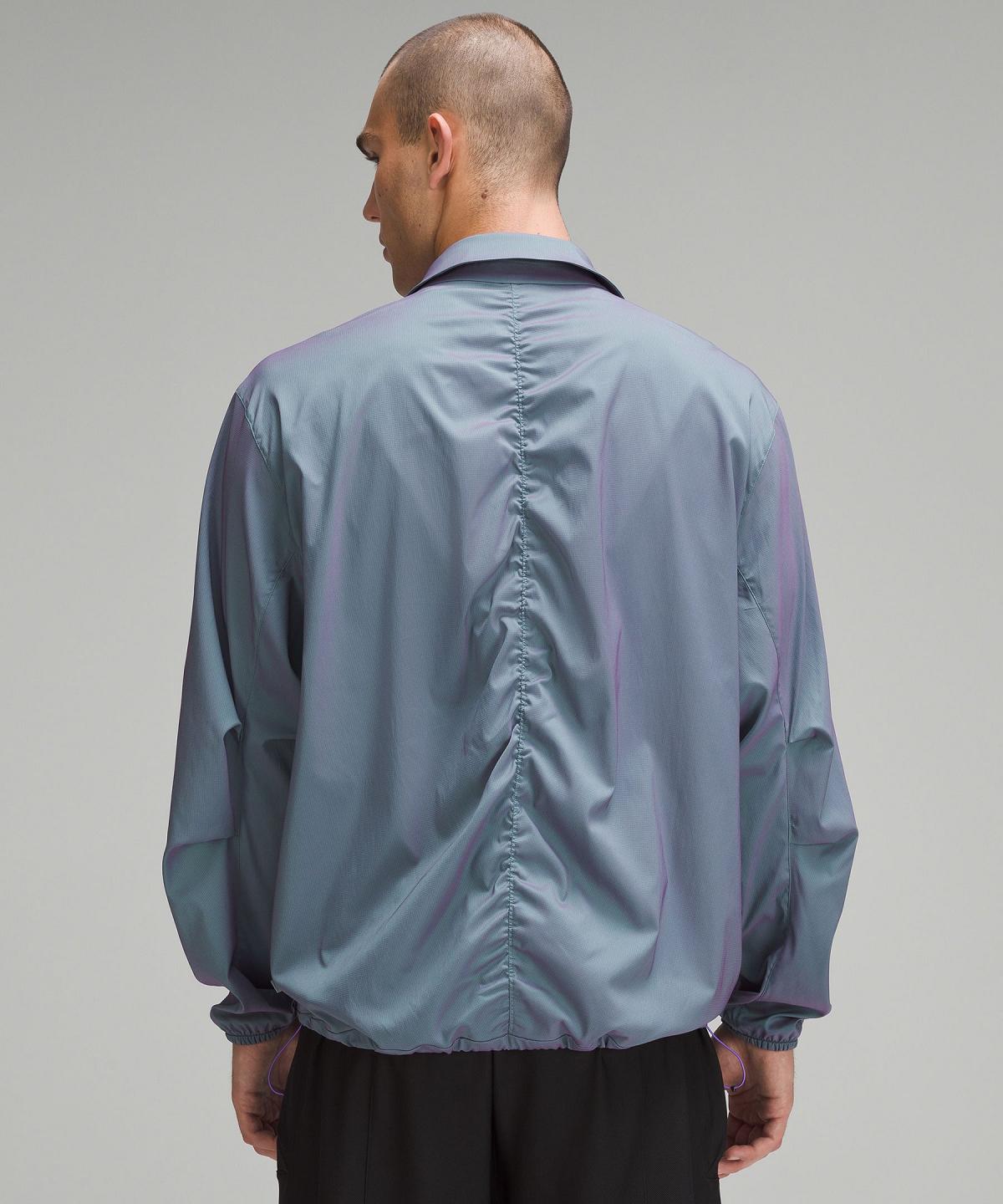 Turquoise / Purple Lululemon Lightweight Ripstop Men Coats & Jackets | NZ_LuLu96804