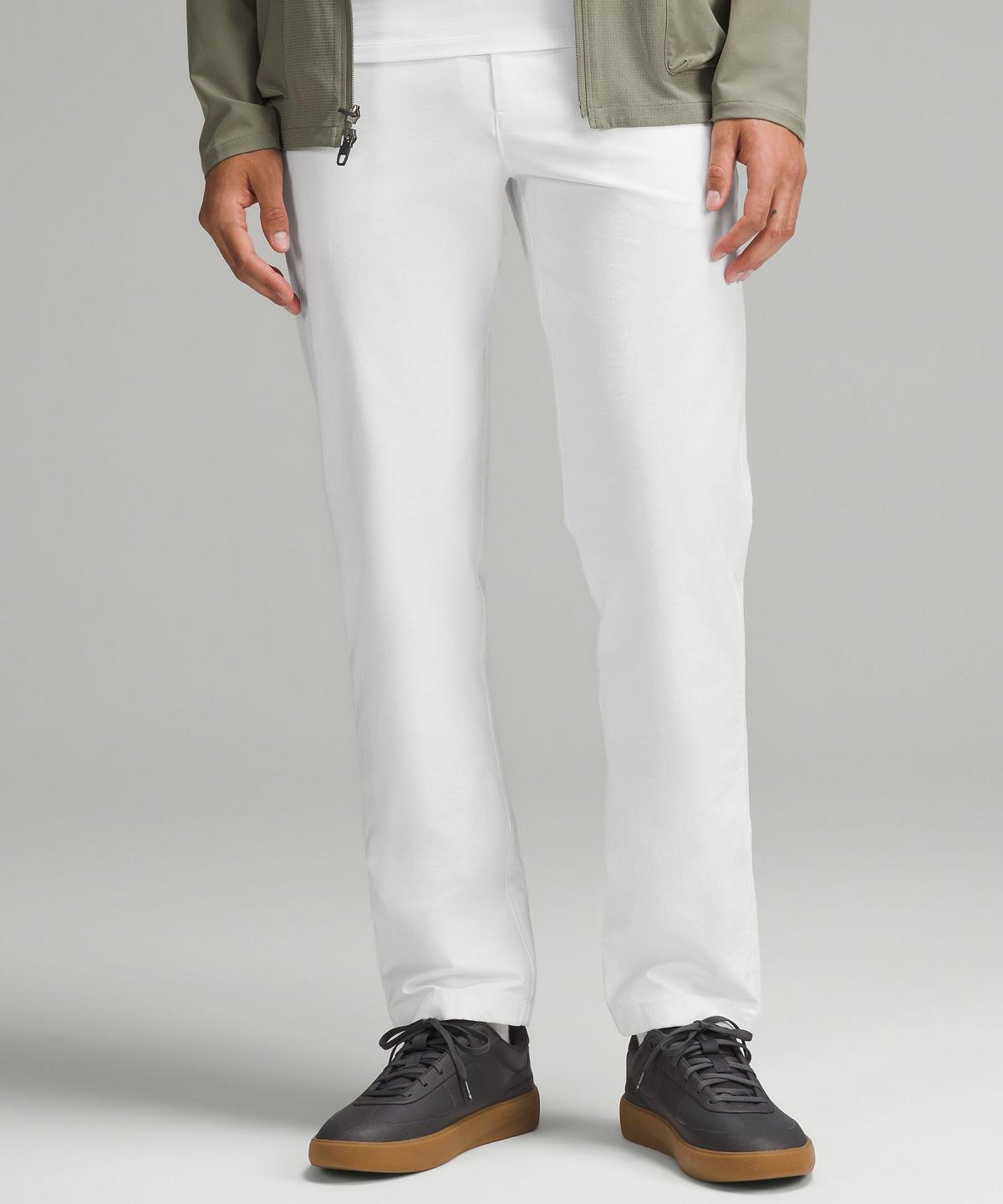 White Lululemon ABC Classic-Fit 30"L Men Trousers | NZ_LuLu70879