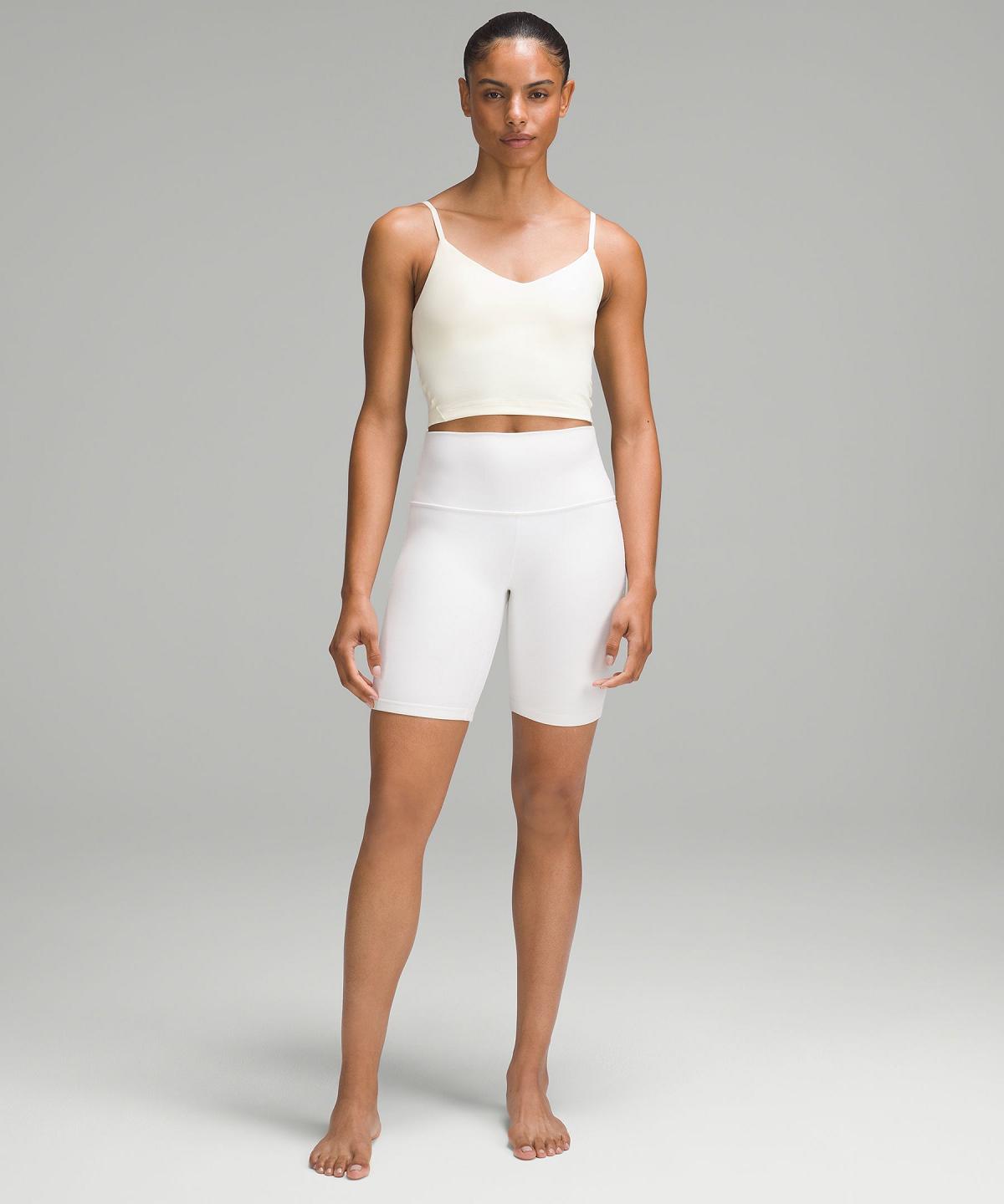 White Lululemon Align™ Cropped Cami Women Tank Top | NZ_LuLu61663