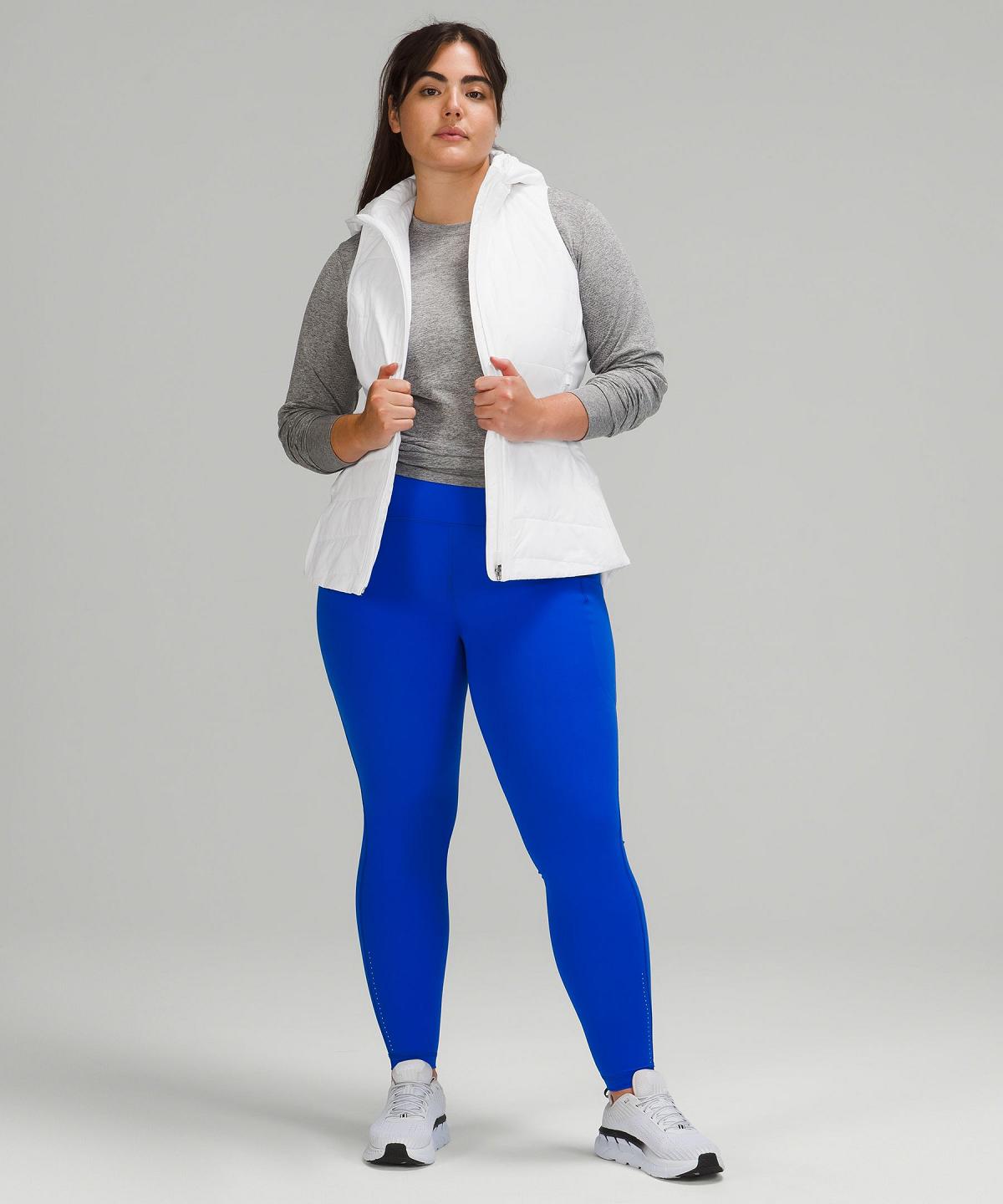 White Lululemon Another Mile Vest Women Coats & Jackets | NZ_LuLu37159