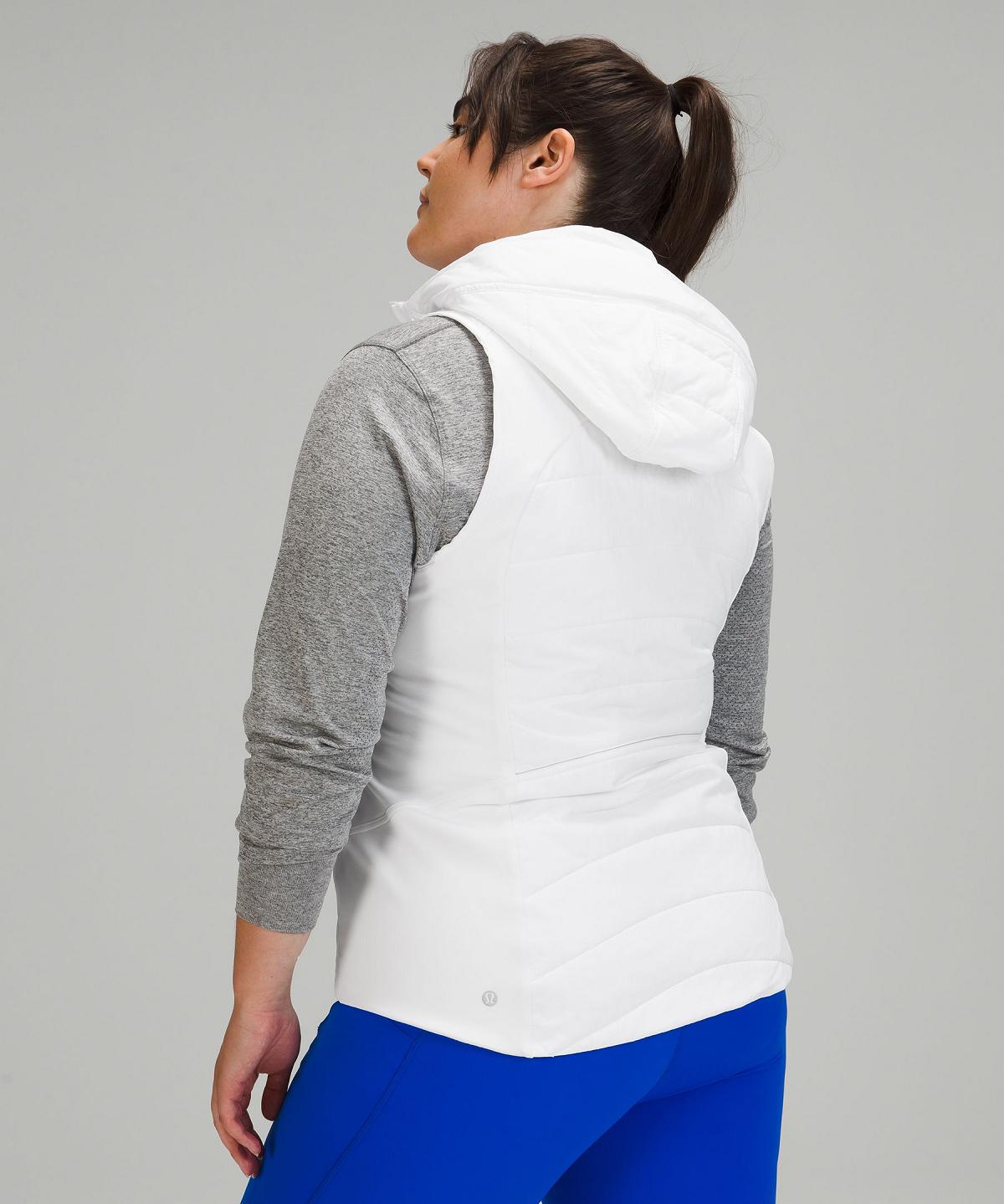 White Lululemon Another Mile Vest Women Coats & Jackets | NZ_LuLu37159