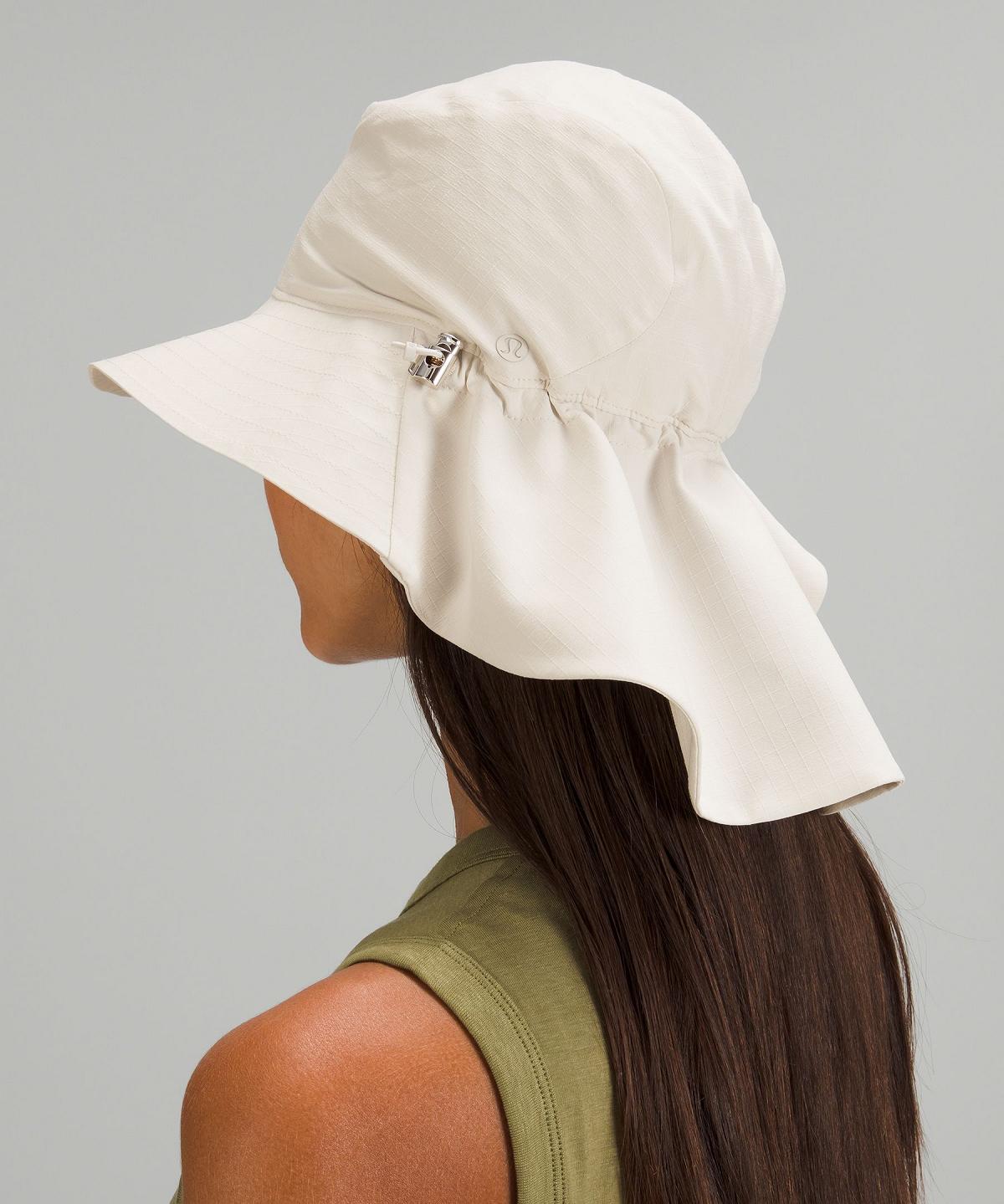 White Lululemon Cinchable Wide Brim Women Hats | NZ_LuLu28326