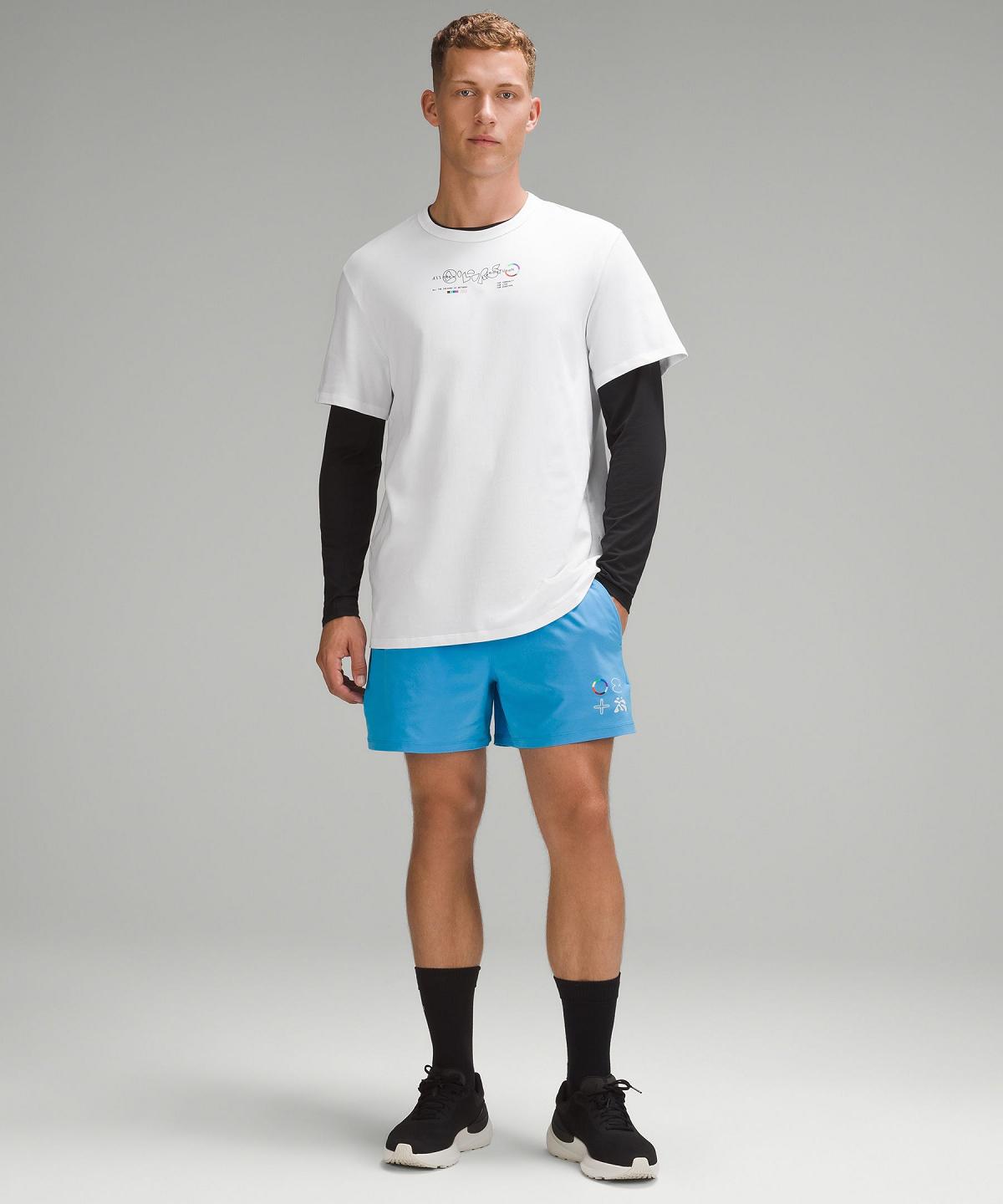 White Lululemon Cotton Jersey Men T Shirts | NZ_LuLu33308