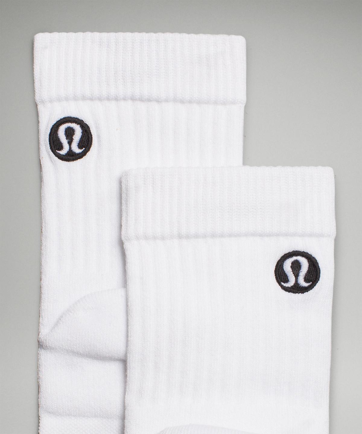 White Lululemon Daily Stride Quarter Women Socks | NZ_LuLu78619