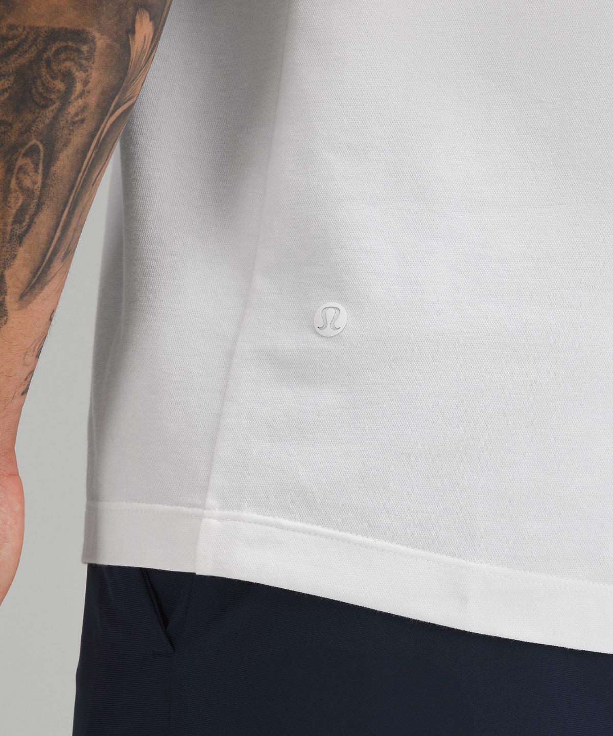 White Lululemon Evolution Short-Sleeve Men Polo Shirts | NZ_LuLu11949