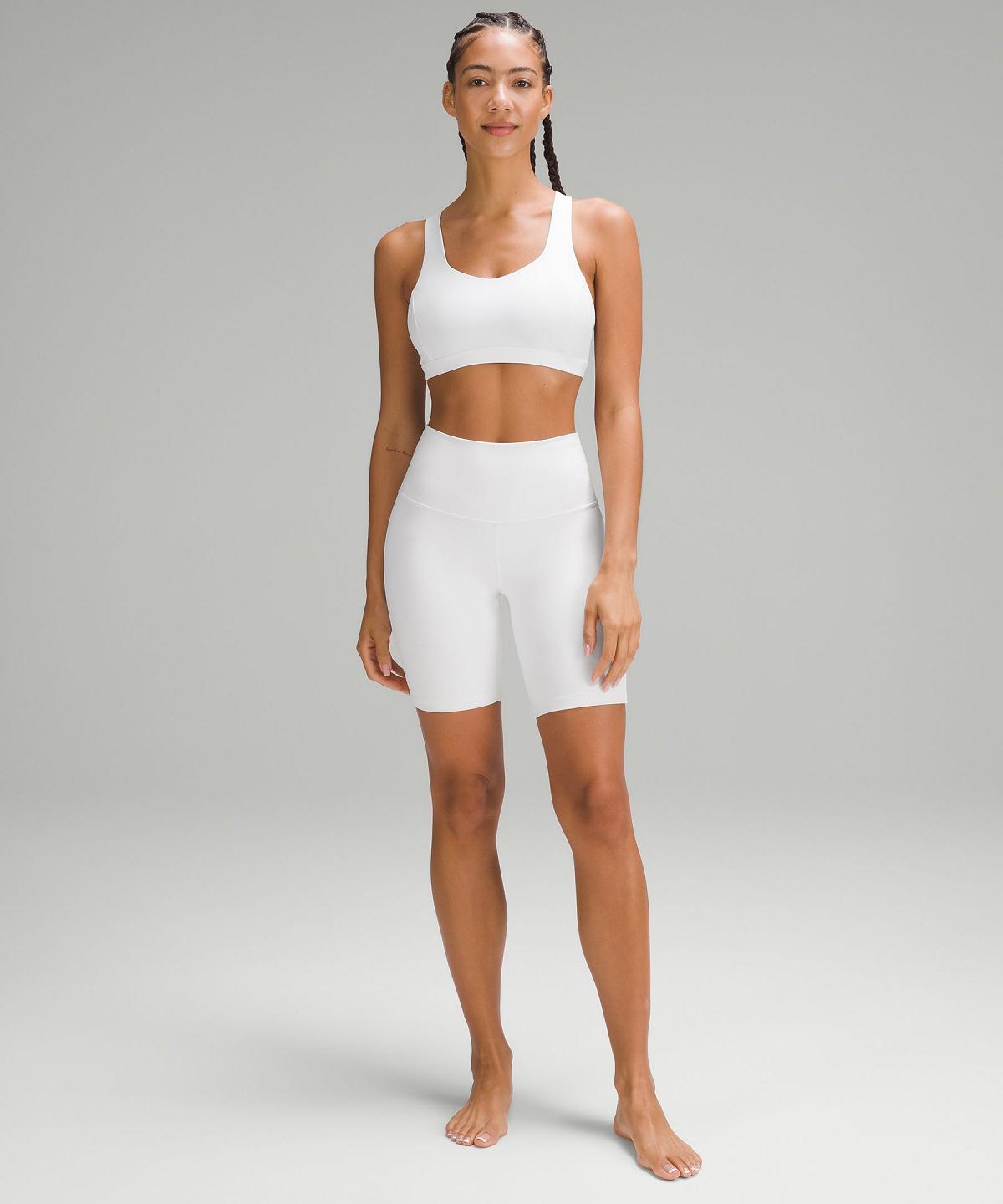 White Lululemon Free to Be Serene Women Sports Bra | NZ_LuLu74084