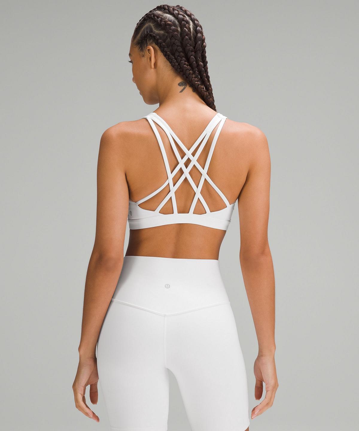 White Lululemon Free to Be Serene Women Sports Bra | NZ_LuLu74084