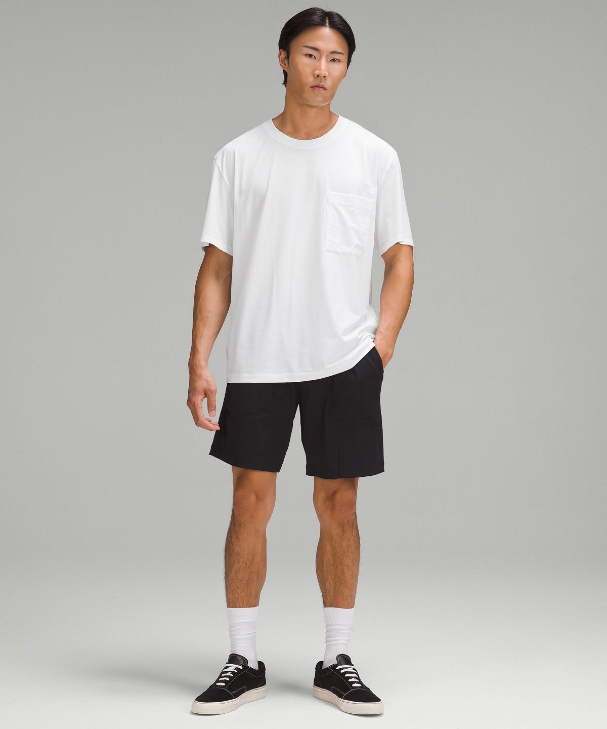 White Lululemon Fundamental Oversized Men T Shirts | NZ_LuLu70968