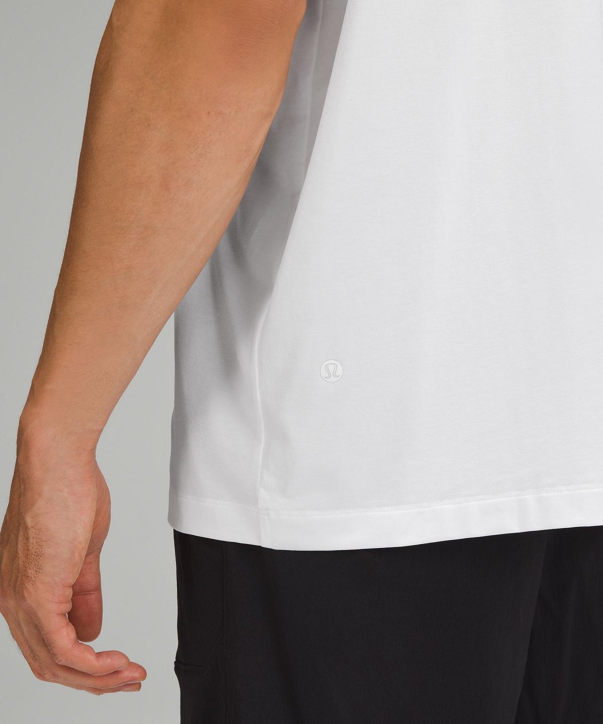 White Lululemon Fundamental Oversized Men T Shirts | NZ_LuLu70968