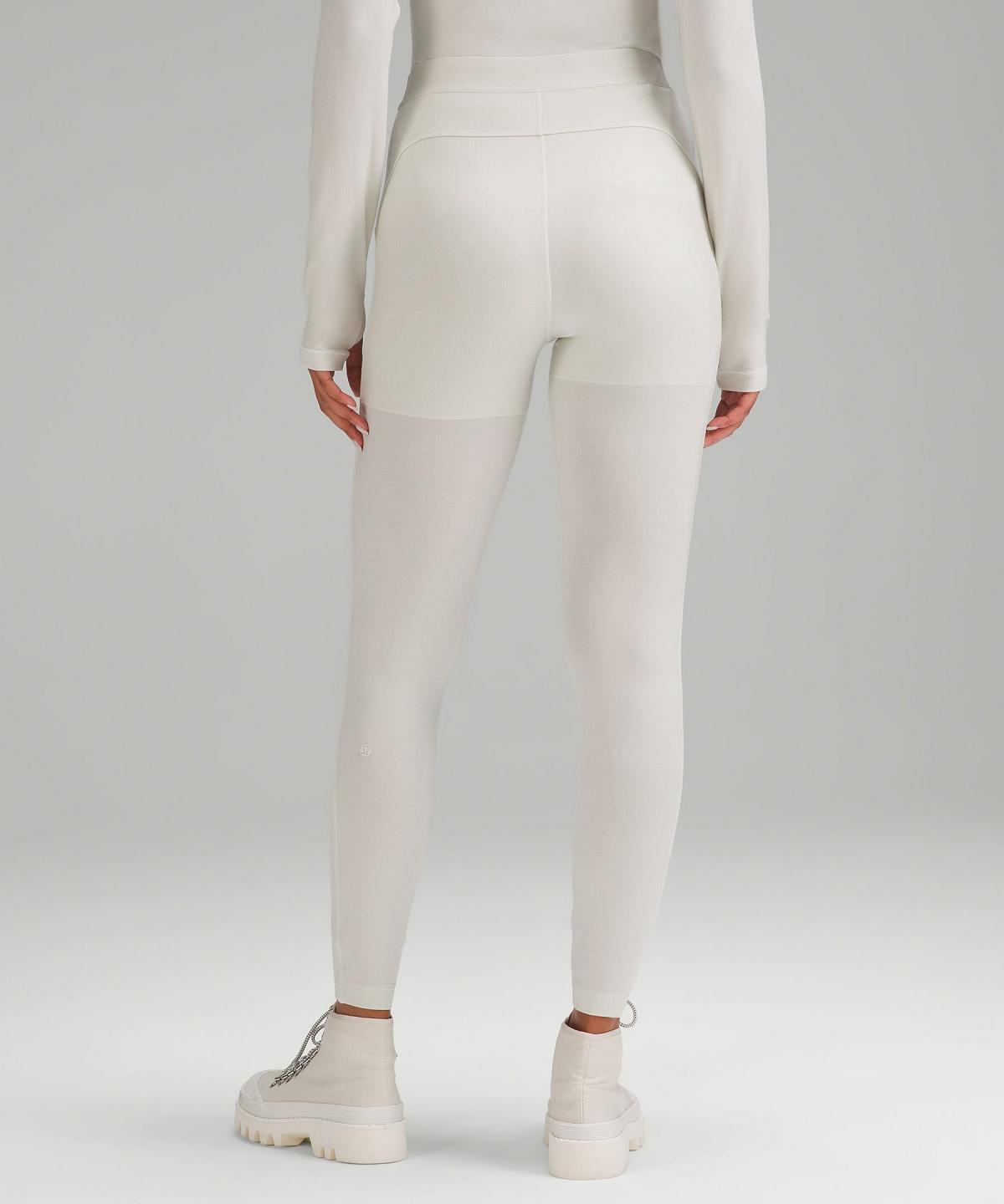 White Lululemon High-Rise Base Layer Tight 28" Women Leggings | NZ_LuLu23733