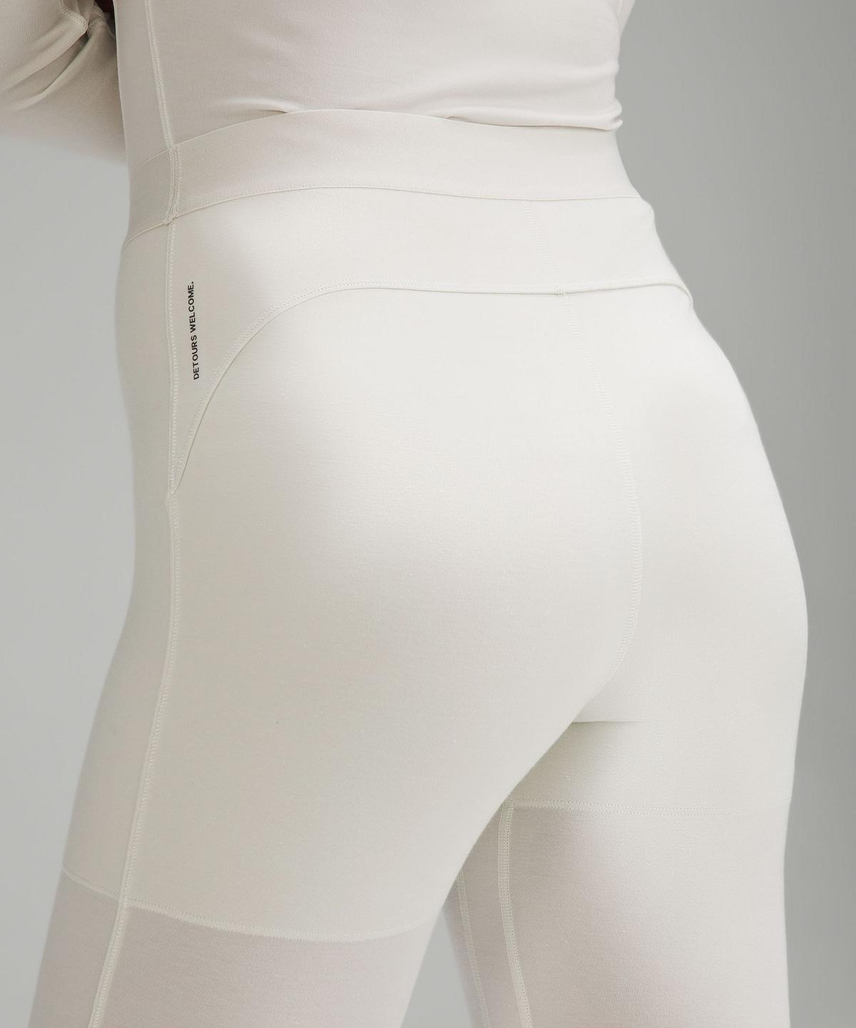 White Lululemon High-Rise Base Layer Tight 28" Women Leggings | NZ_LuLu23733