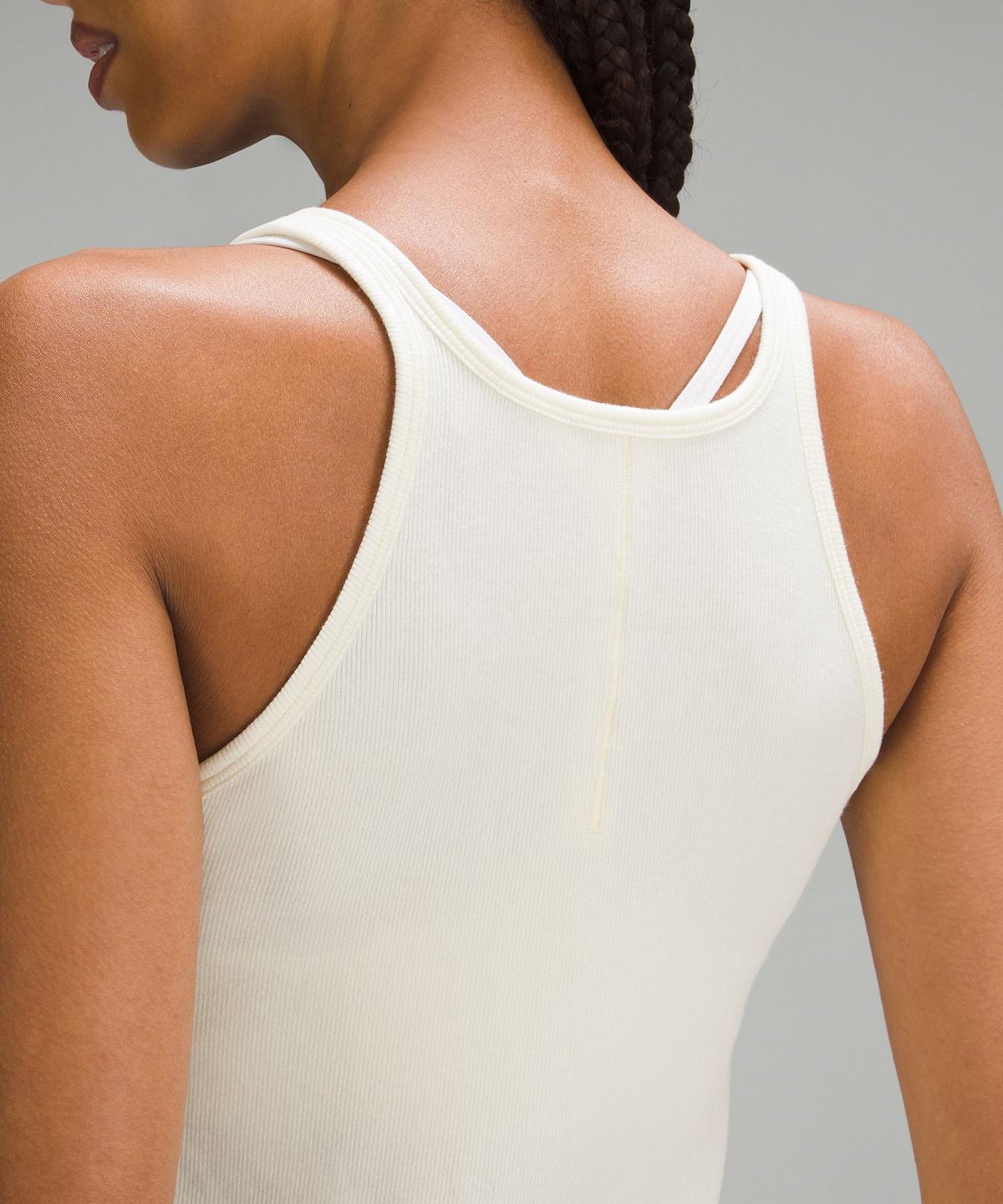 White Lululemon Hold Tight Thin Strap Racerback Women Shirts | NZ_LuLu21672