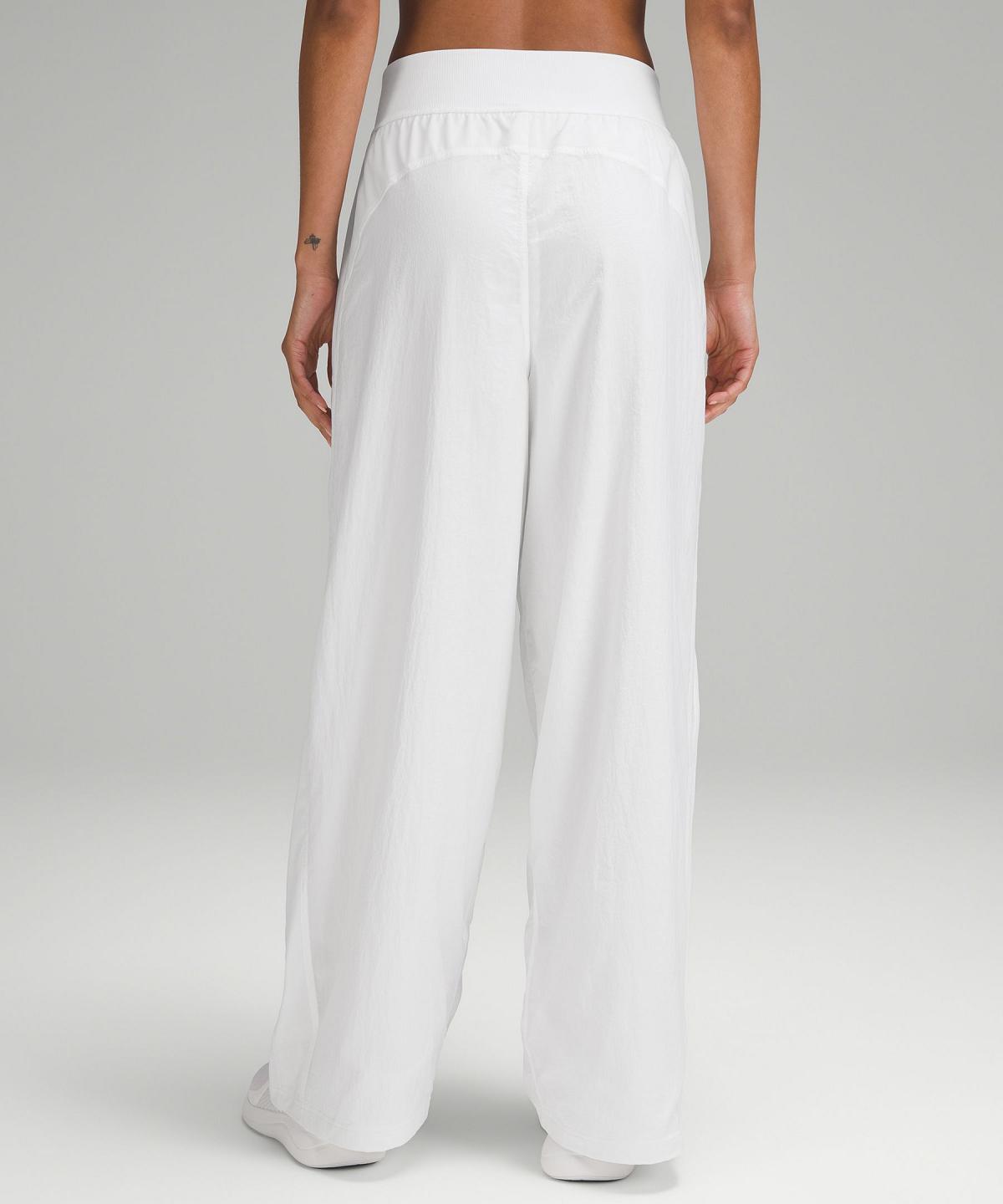 White Lululemon Lightweight Tennis Mid-Rise Track Women Pants | NZ_LuLu60712