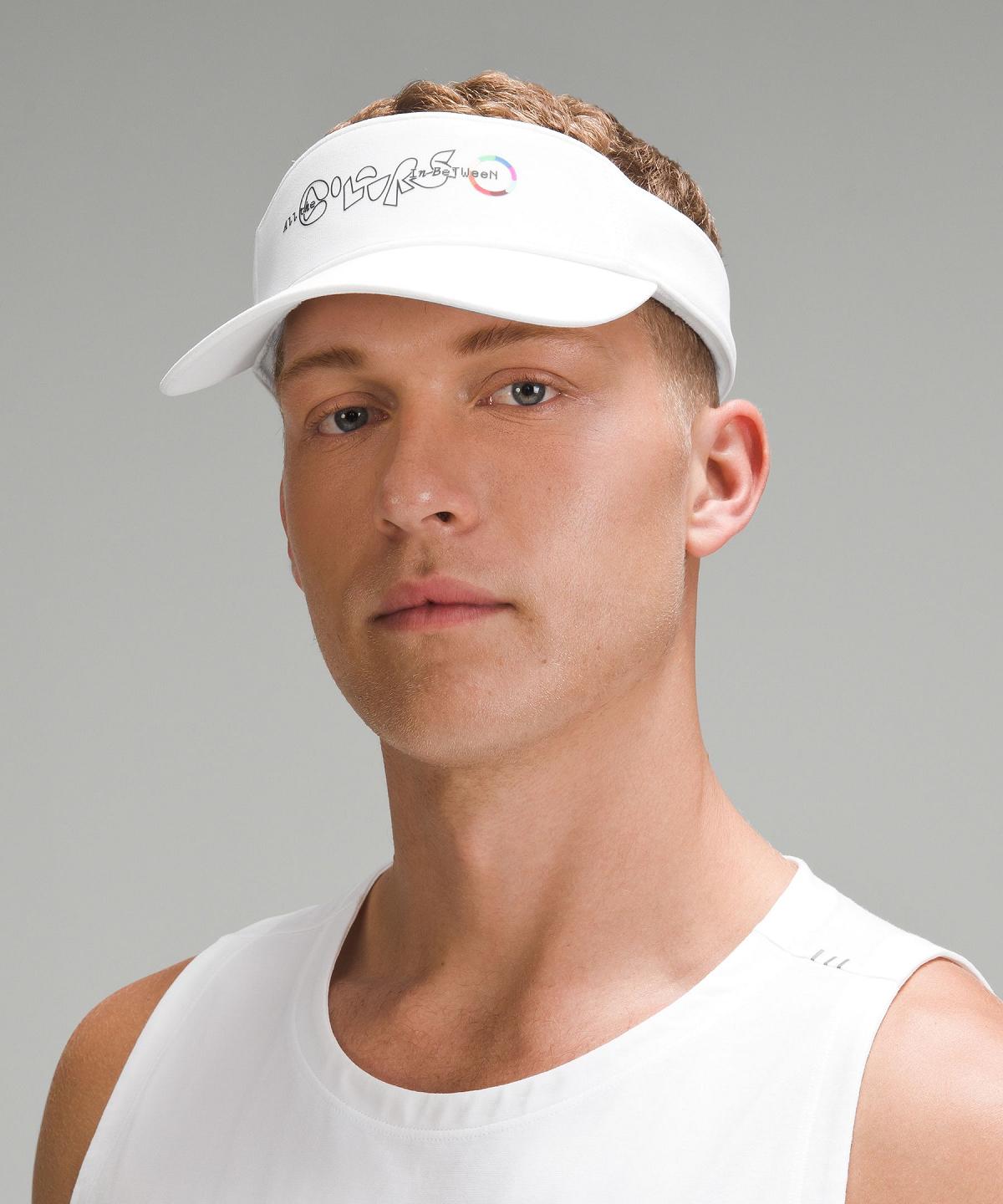 White Lululemon Removable Sweatband All-Sport Visor Women Hats | NZ_LuLu16489