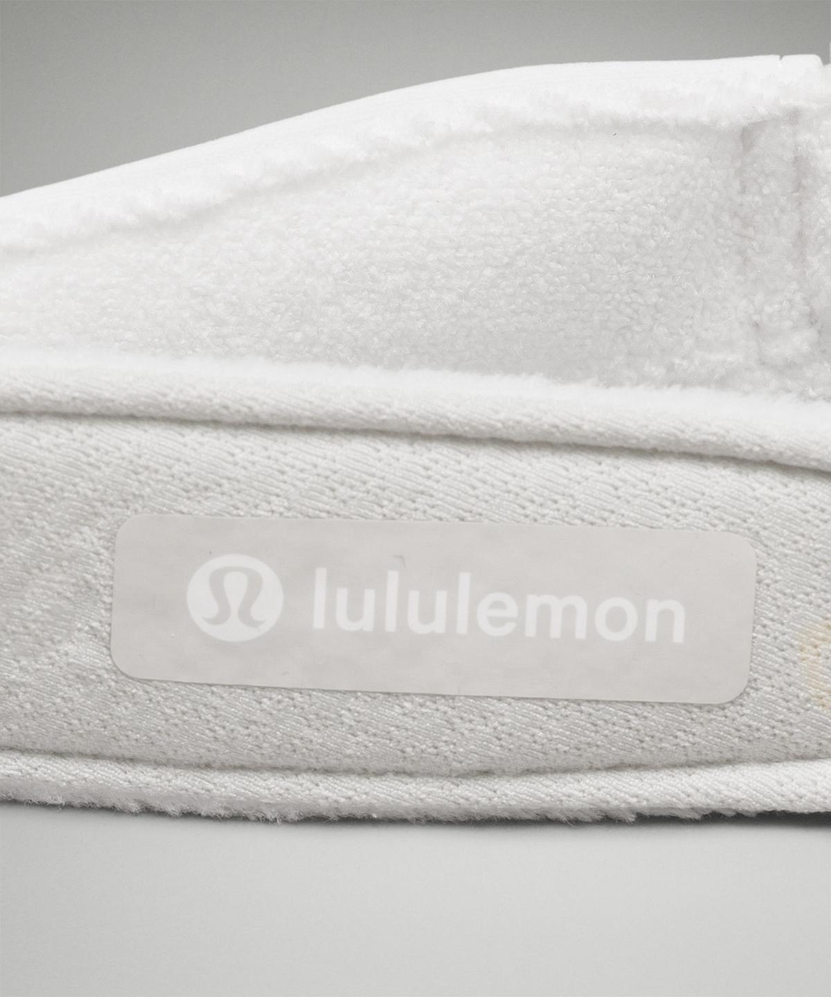 White Lululemon Removable Sweatband All-Sport Visor Women Hats | NZ_LuLu16489