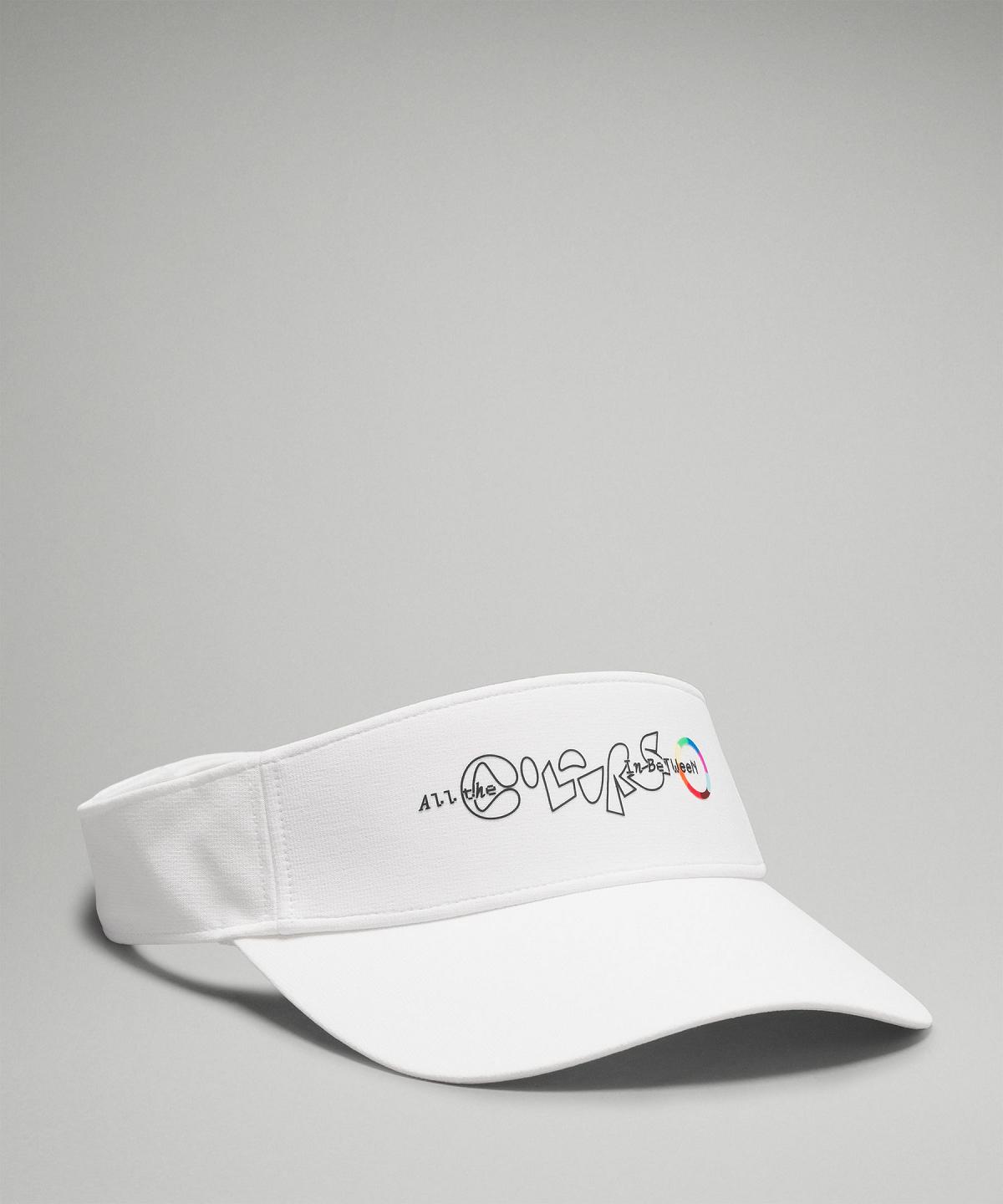 White Lululemon Removable Sweatband All-Sport Visor Women Hats | NZ_LuLu16489