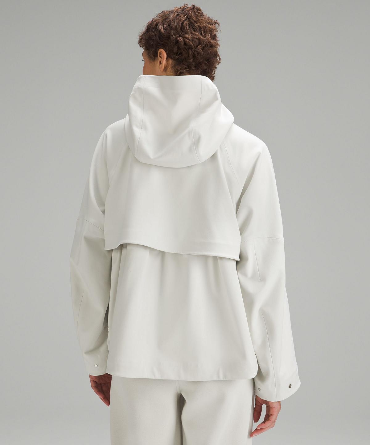 White Lululemon RepelShell Cinch-Back Rain Women Coats & Jackets | NZ_LuLu58380