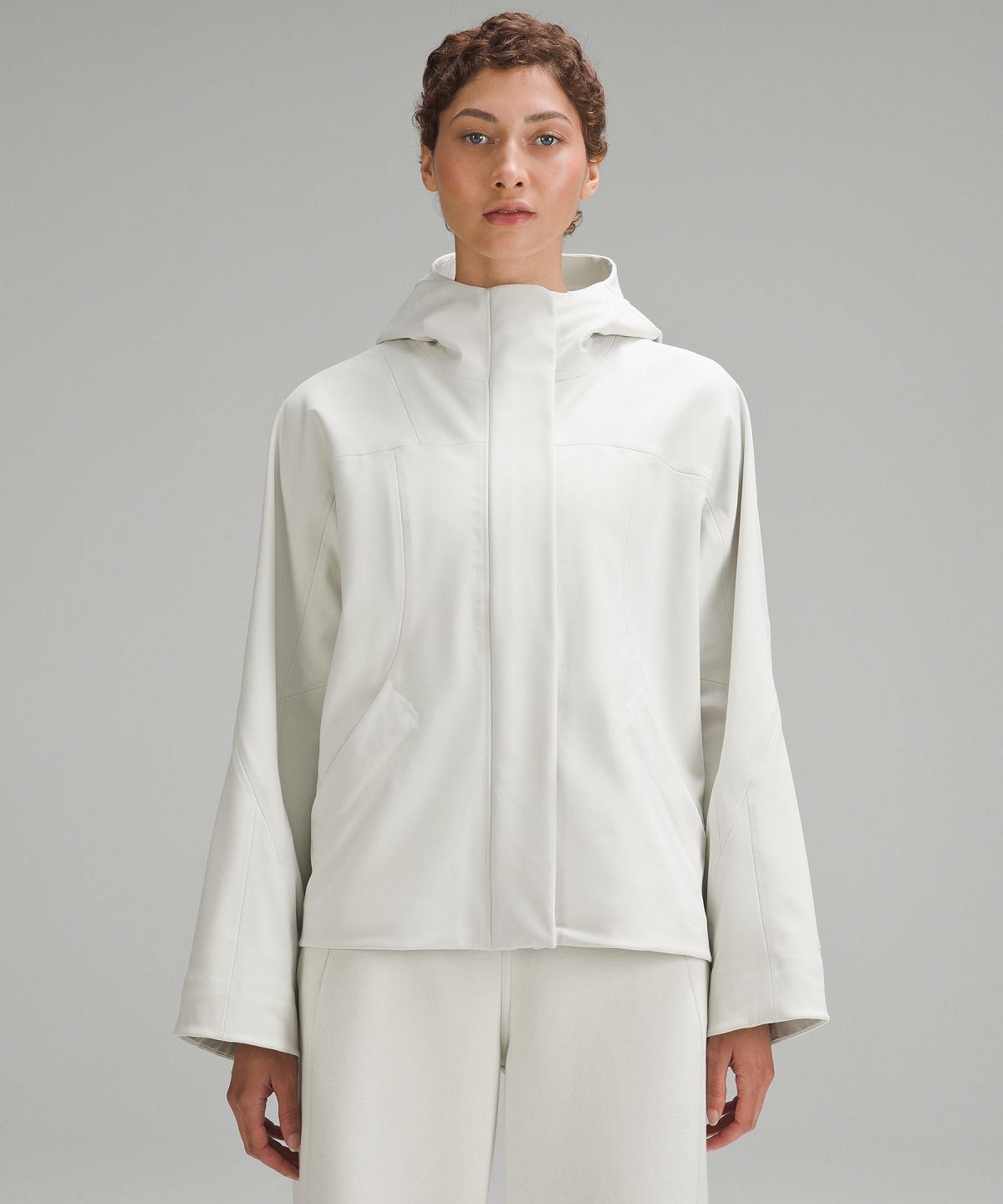 White Lululemon RepelShell Cinch-Back Rain Women Coats & Jackets | NZ_LuLu58380