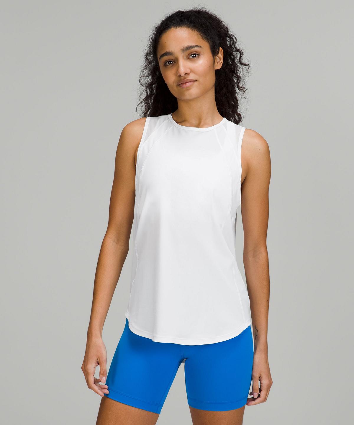 White Lululemon Sculpt Women Tank Top | NZ_LuLu17870