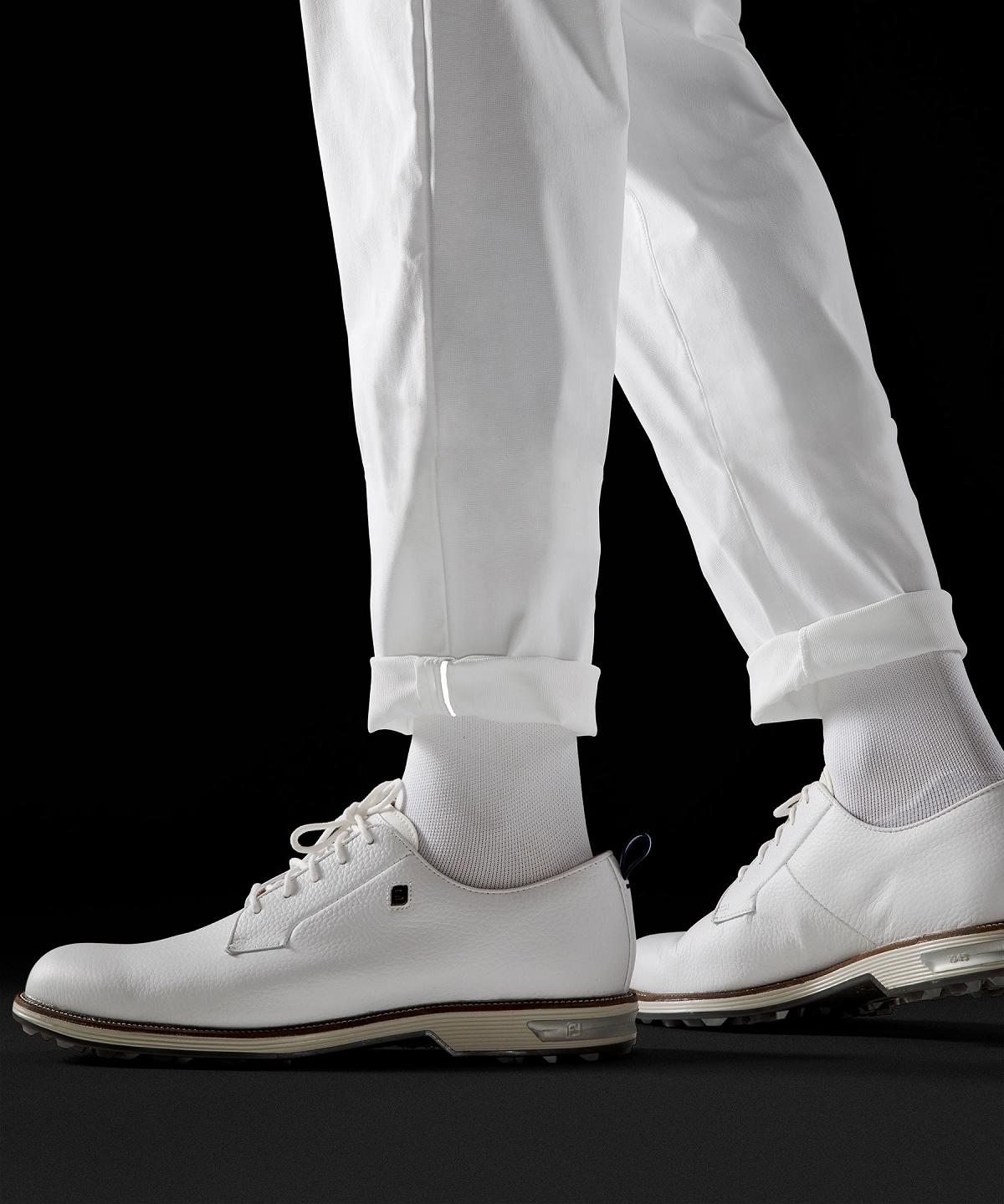 White Lululemon Stretch Nylon Classic-Tapered Golf 34" Men Trousers | NZ_LuLu13852