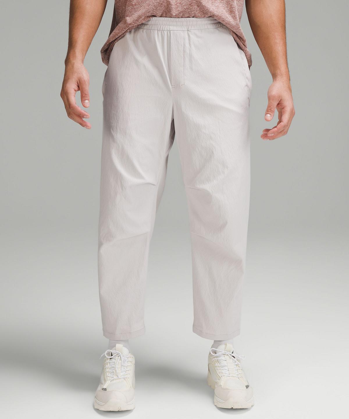 White Lululemon Stretch Woven 26"L Men Pants | NZ_LuLu89120