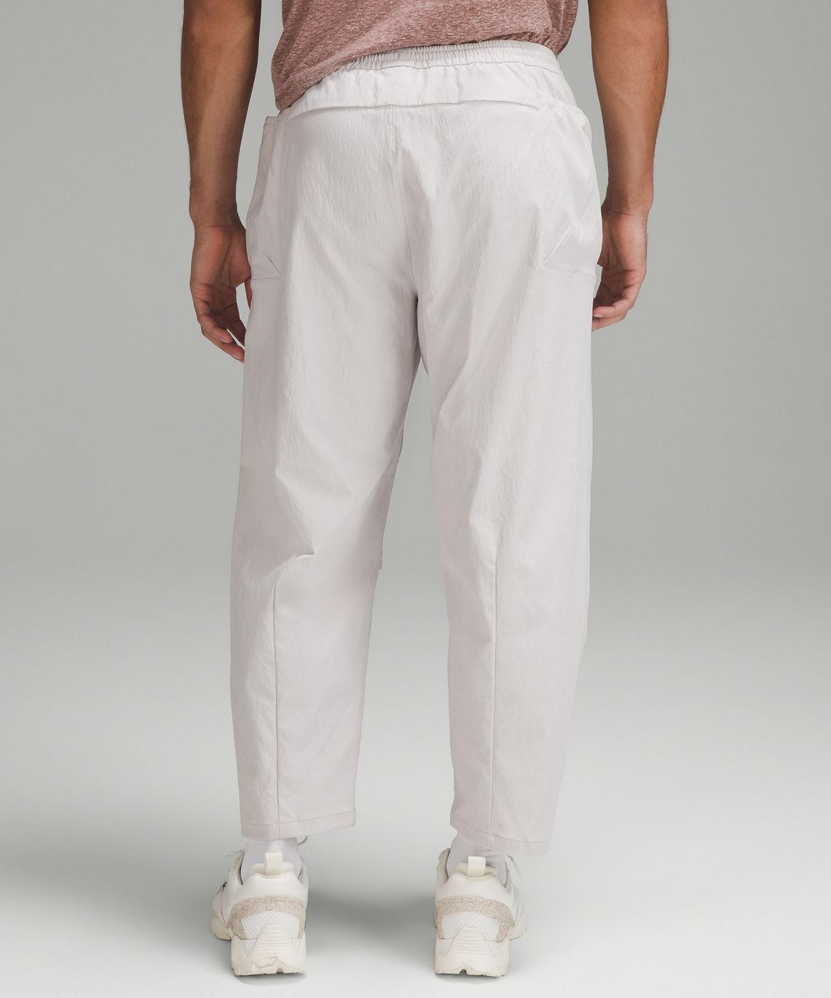 White Lululemon Stretch Woven 26"L Men Pants | NZ_LuLu89120