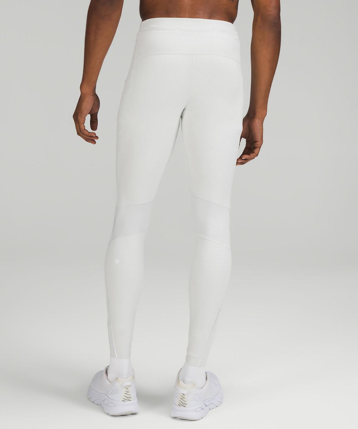 White Lululemon Surge Warm Tight 29" Men Pants | NZ_LuLu66194